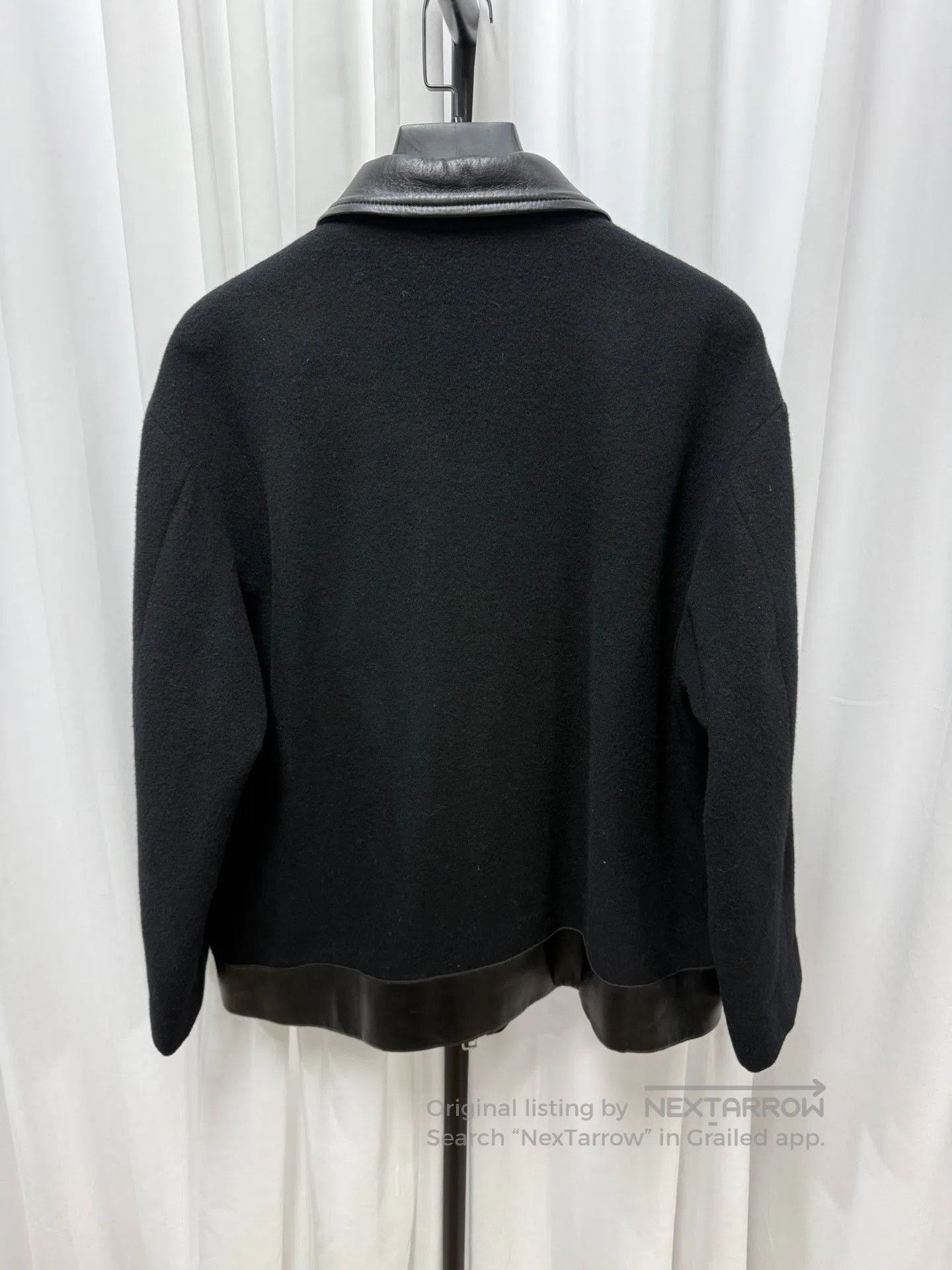 Yohji Yamamoto Yohji Yamamoto Syte Leather Patch Wool Jacket. Size US M / EU 48-50 / 2 - 6 Thumbnail