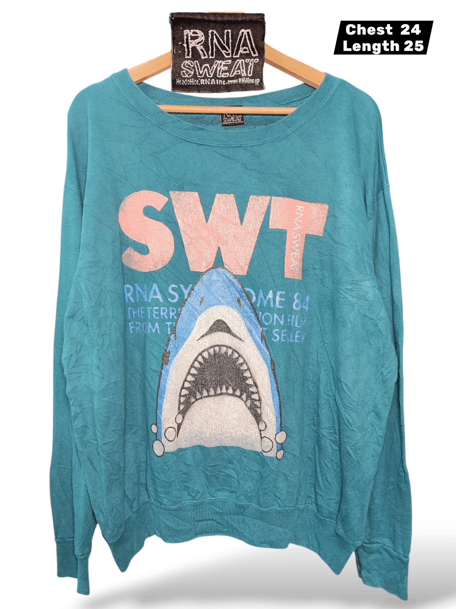 14th Addiction VINTAGE RNA INC SWT SHARK SWEATSHIRT Size US S / EU 44-46 / 1 - 1 Thumbnail