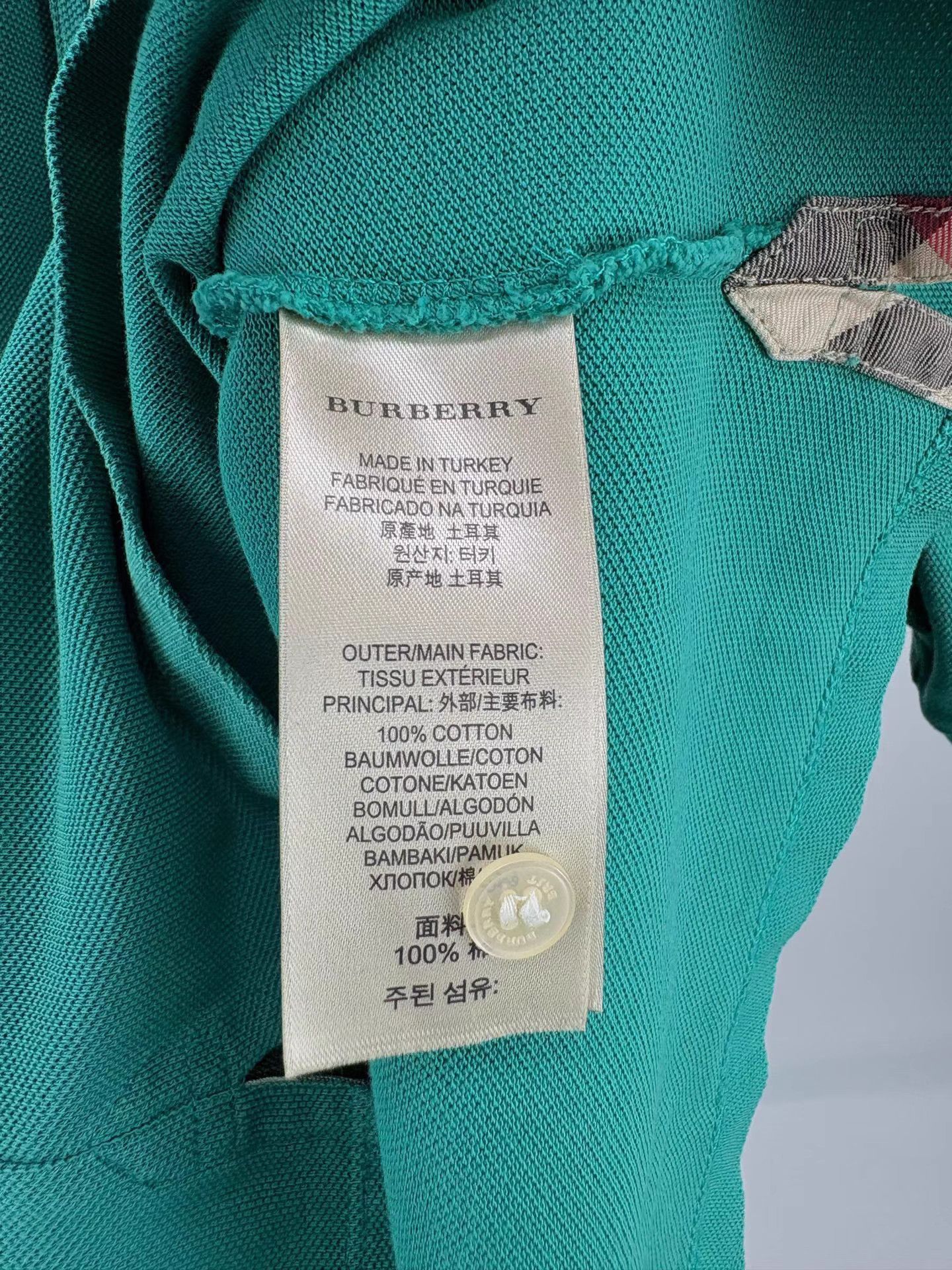 Burberry BURBERRY Equestrian Knight Embroidered Short Sleeve Polo Size US M / EU 48-50 / 2 - 5 Thumbnail