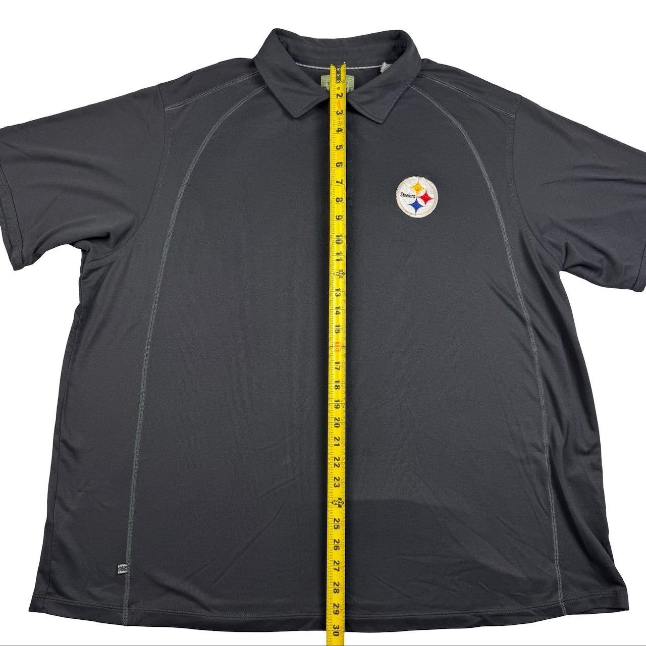 Tommy Bahama Pittsburg Steelers x Tommy Bahama Men's S/S Polo Shirt Gray Size US XXL / EU 58 / 5 - 5 Thumbnail