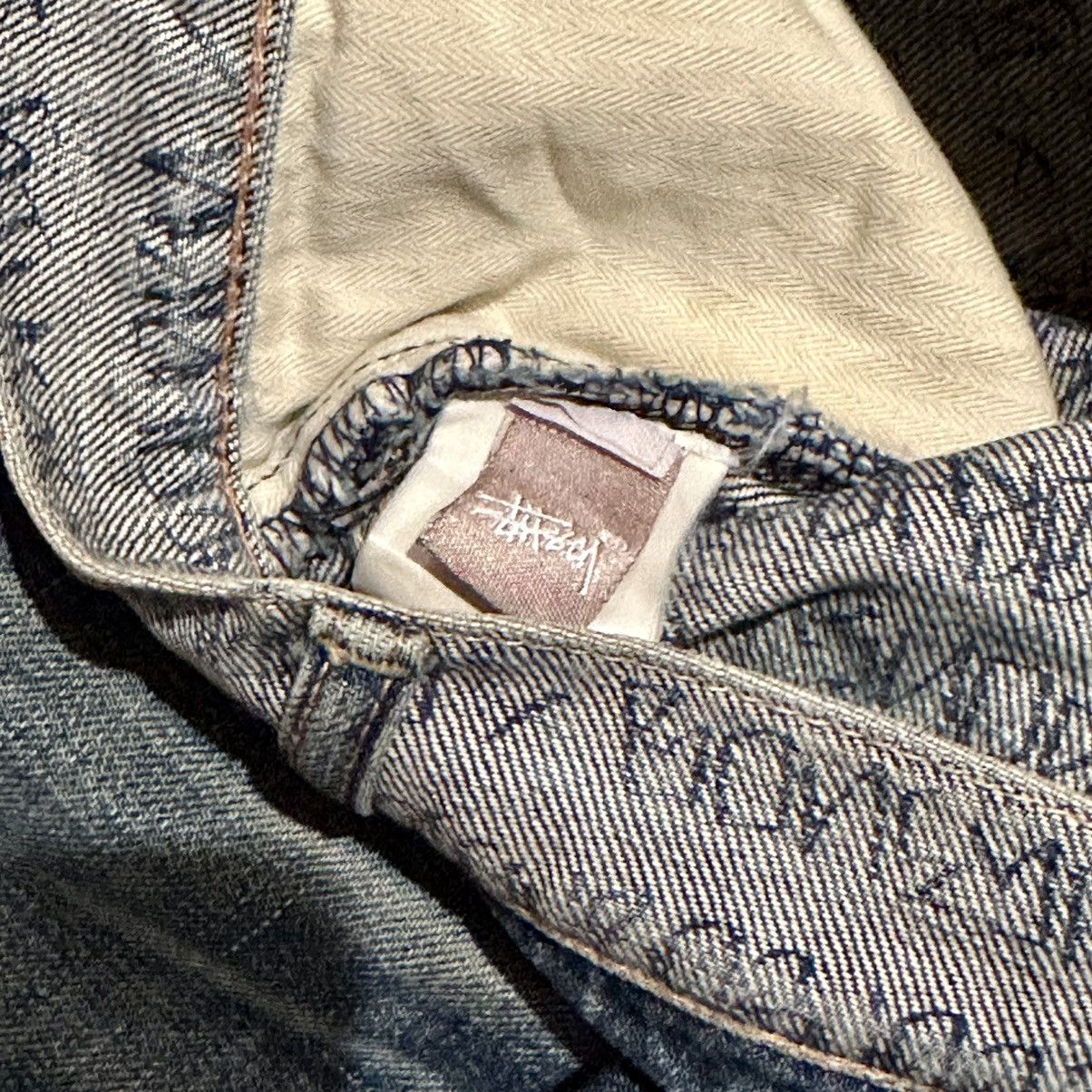 Neighborhood × Stussy 2008 STUSSY x NEIGHBORHOOD BONEYARDS Denim Size US 32 / EU 48 - 6 Thumbnail