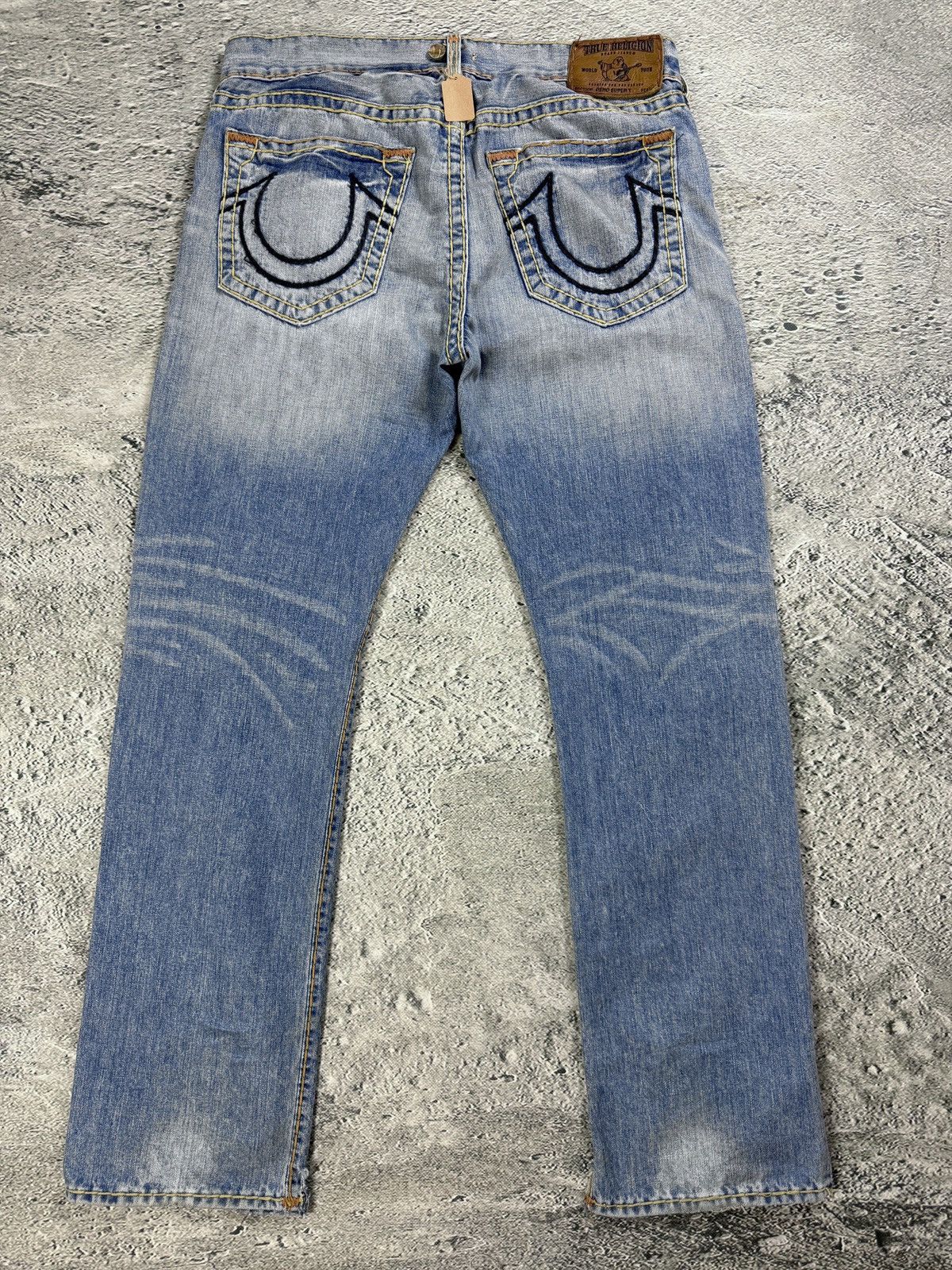 True Religion True Religion blue jeans Y2K Geno vintage thick stitching Size US 36 / EU 52 - 1 Thumbnail