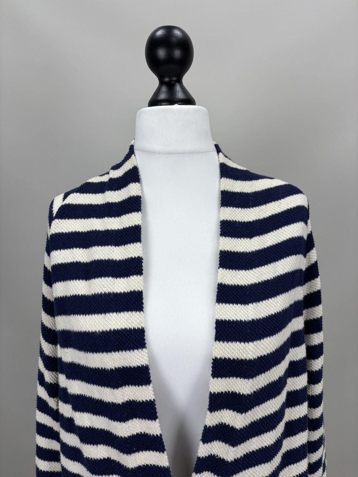 Barena Womens cardigan Barena Venezia Size L Color White/Blue Size US L / EU 52-54 / 3 - 3 Thumbnail