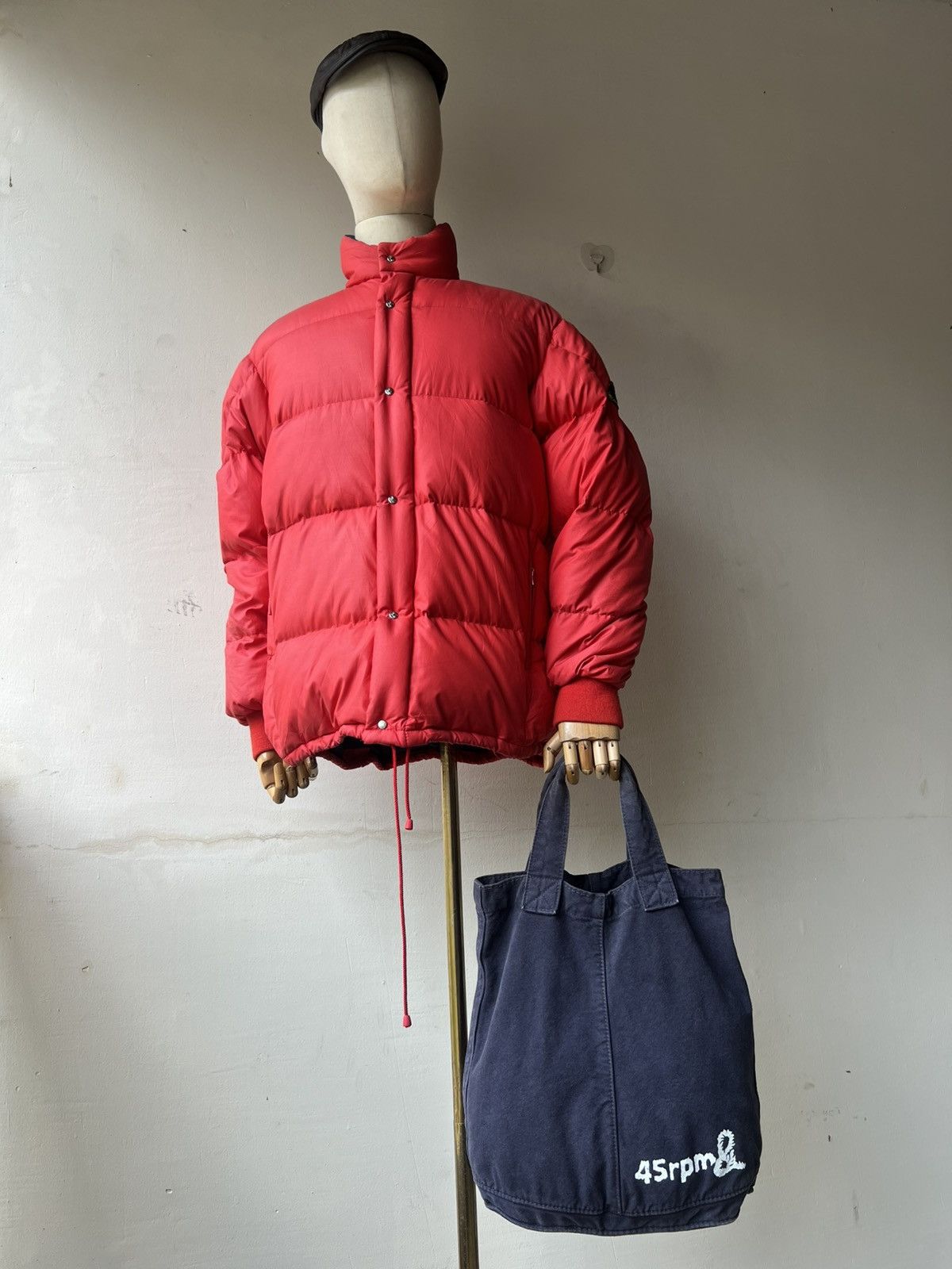 45rpm Vintage 45rpm Indigo Denim Tote Bag Size ONE SIZE - 4 Thumbnail