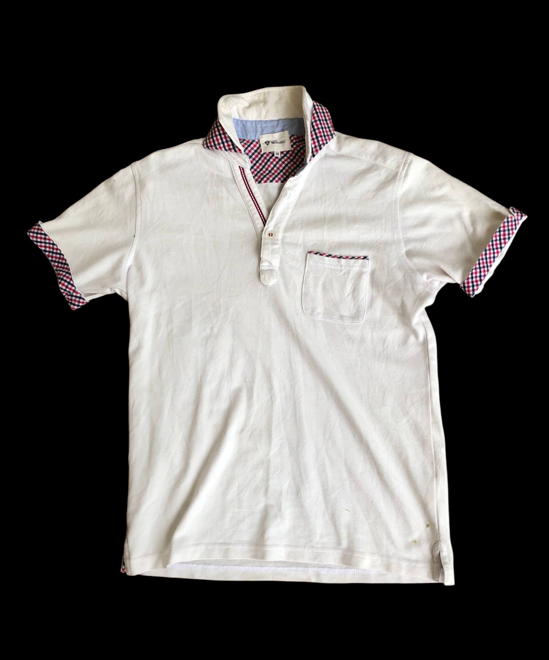 If Six Was Nine 2000s Double Layer Collar Tkmixpice Polo Shirt not lgb Size US L / EU 52-54 / 3 - 1 Thumbnail