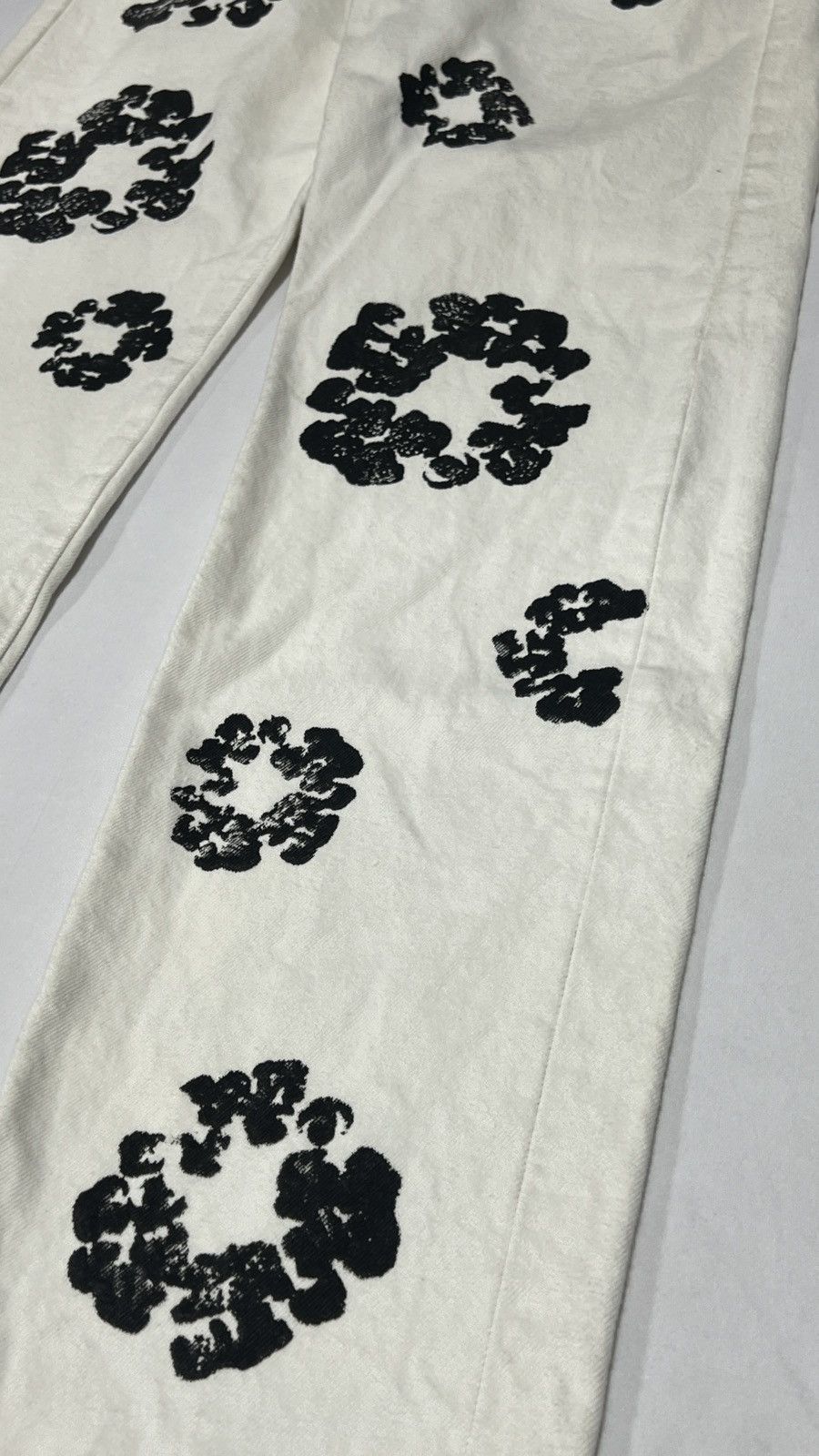 DENIM TEARS Denim Tears White Jeans Size US 33 - 3 Thumbnail