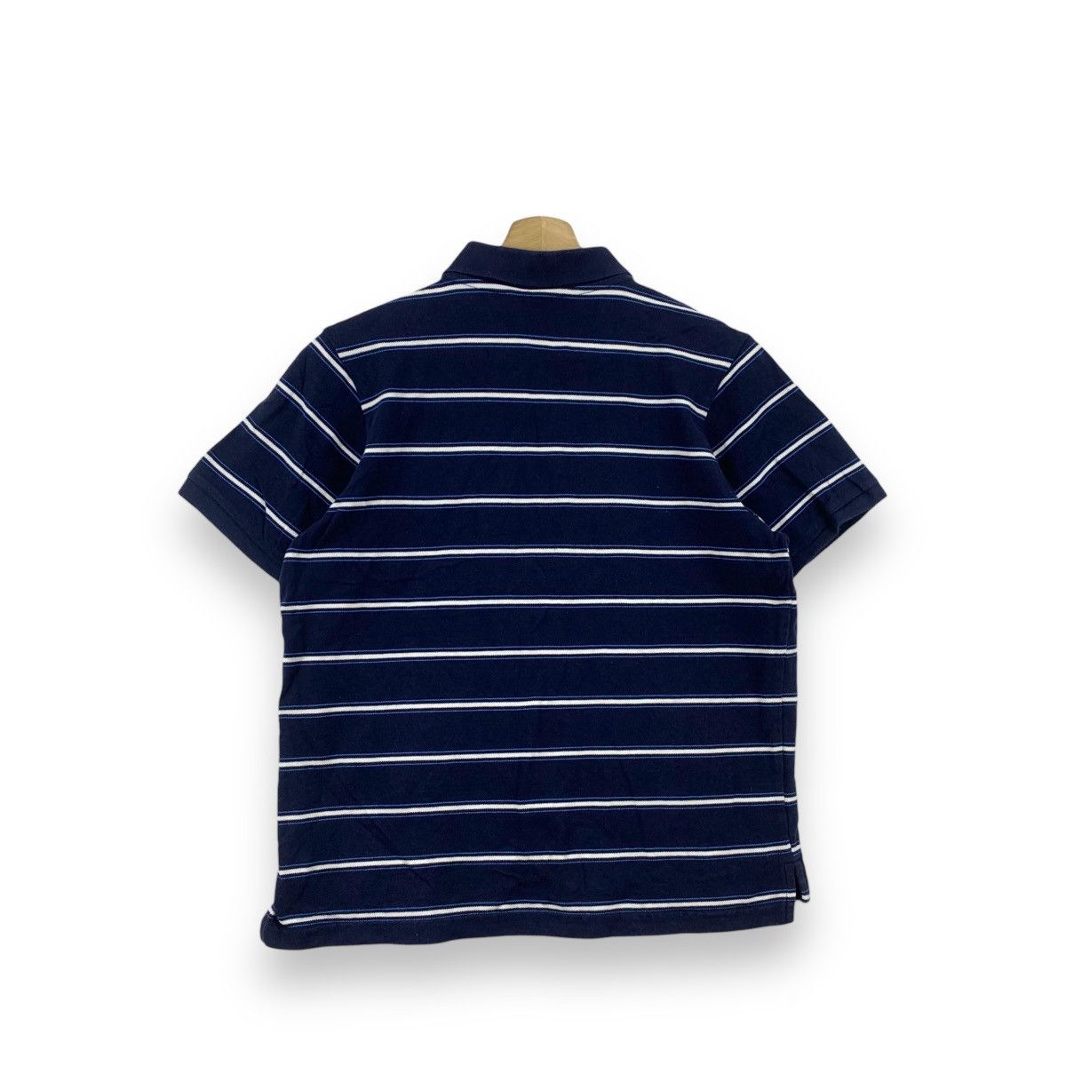 Hang Ten Vintage HANG TEN HAWAII Embossed Logo Striped Polo Tee Size US M / EU 48-50 / 2 - 5 Thumbnail