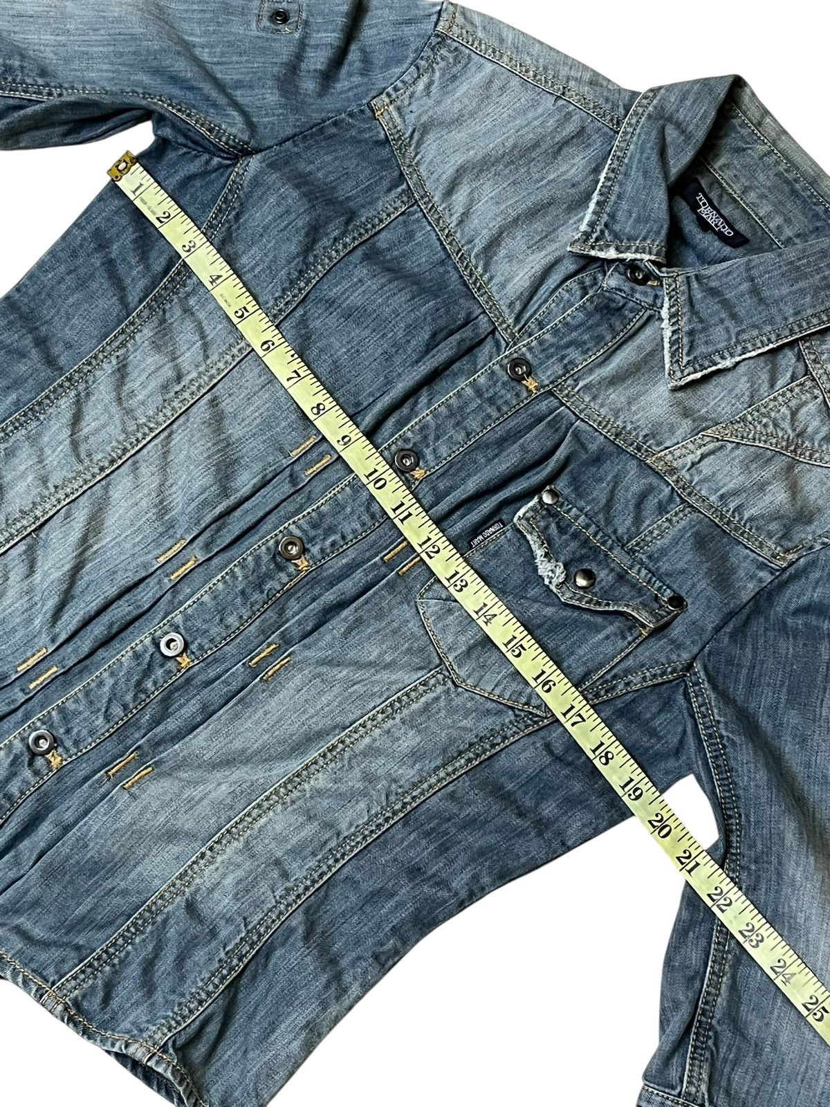 Tornado Mart sick🔥TORNADO MART JAPAN 3quarter hand trucker denim jacket Size US M / EU 48-50 / 2 - 13 Thumbnail