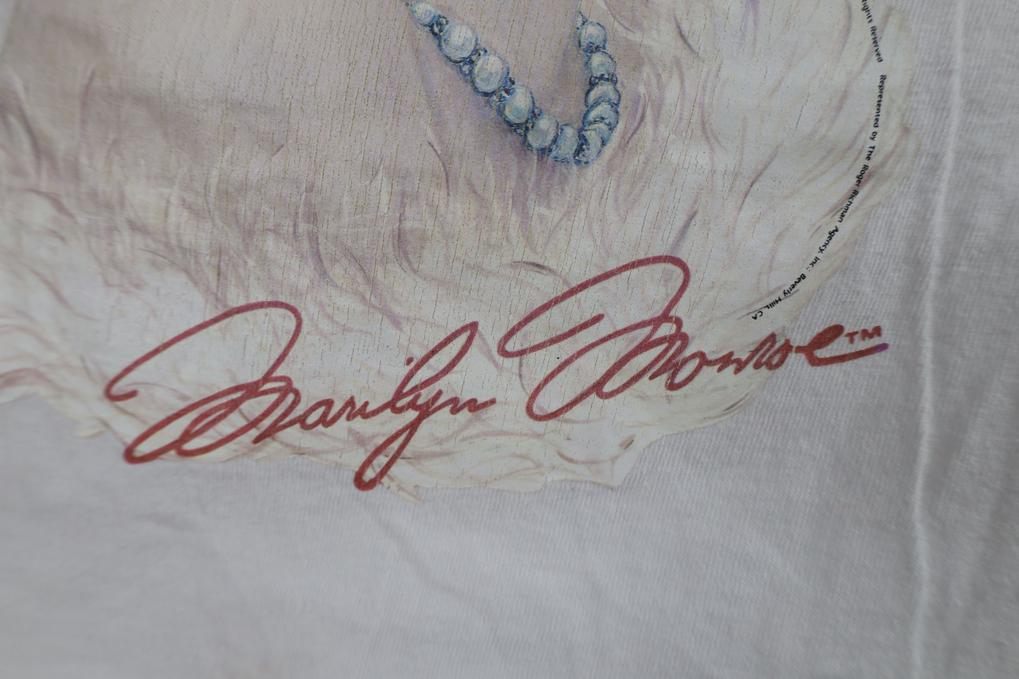 Vintage Vintage 90s Streetwear Marilyn Monroe Short Sleeve T-Shirt Size US XL / EU 56 / 4 - 6 Thumbnail