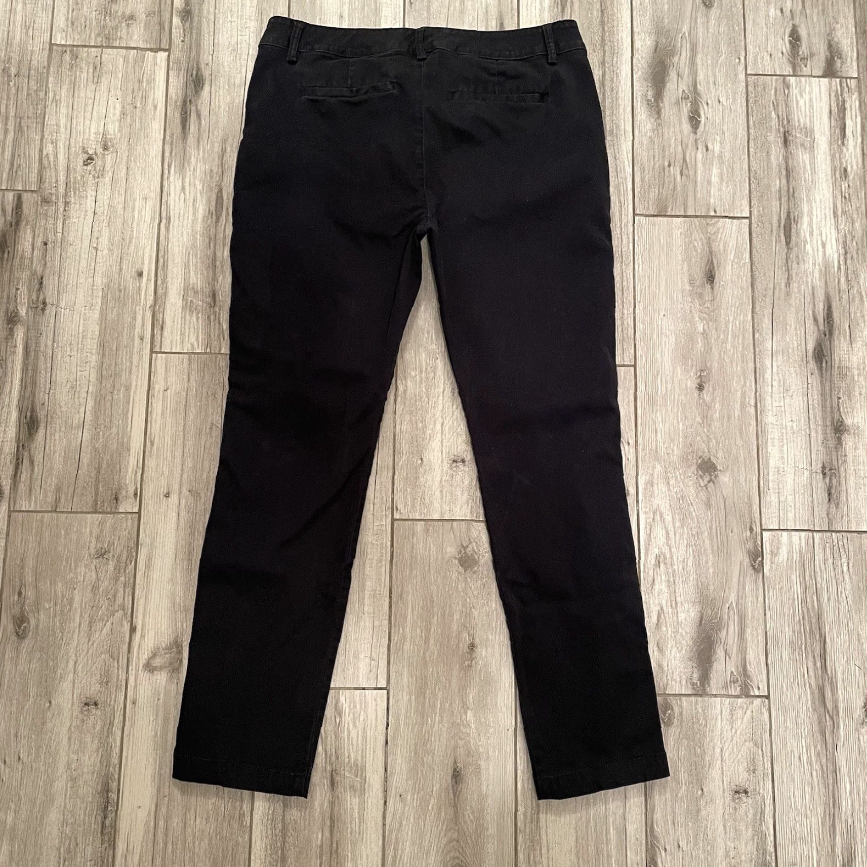 Vintage Cabi The Peyton Trouser Size 8 Women’s Black Pants Side tuxedo Stripe 5313 Size 30" / US 8 / IT 44 - 7 Thumbnail