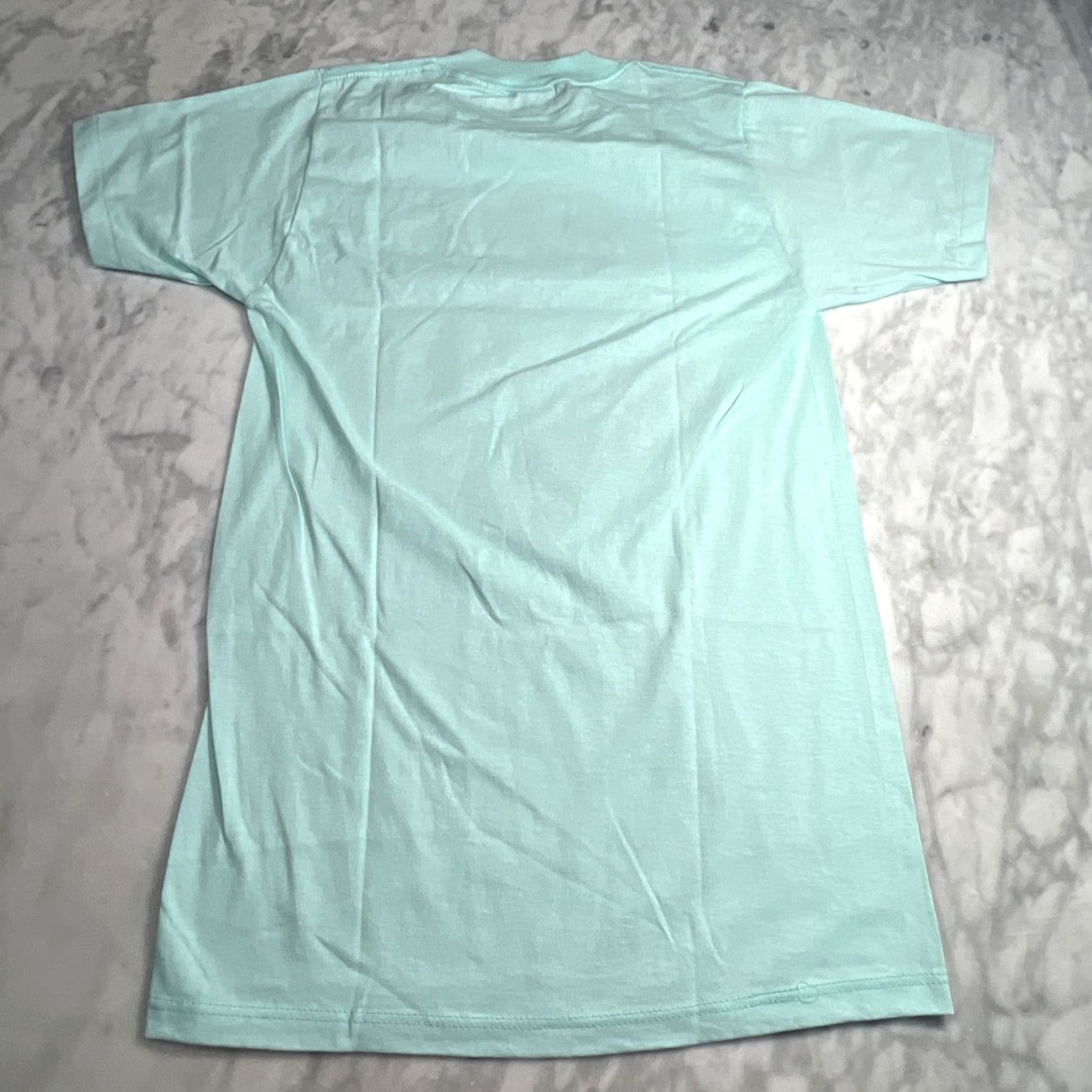 Jerzees VINTAGE 1990 Hot Rods T Shirt Jerzees Tacoma Small Teal Mens Crew Neck Short Sleeve Single Stitch Cotton Shirt Size US S / EU 44-46 / 1 - 4 Thumbnail