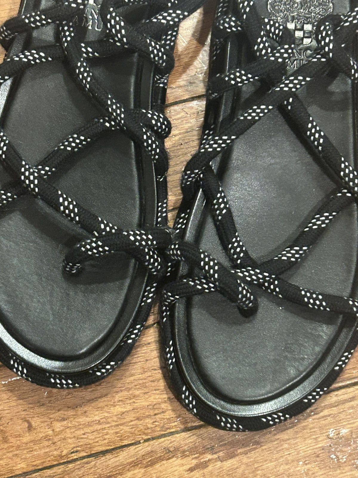 Vince Camuto Vince Camuto Rope Sandal Black Size US 7.5 / IT 37.5 - 3 Thumbnail