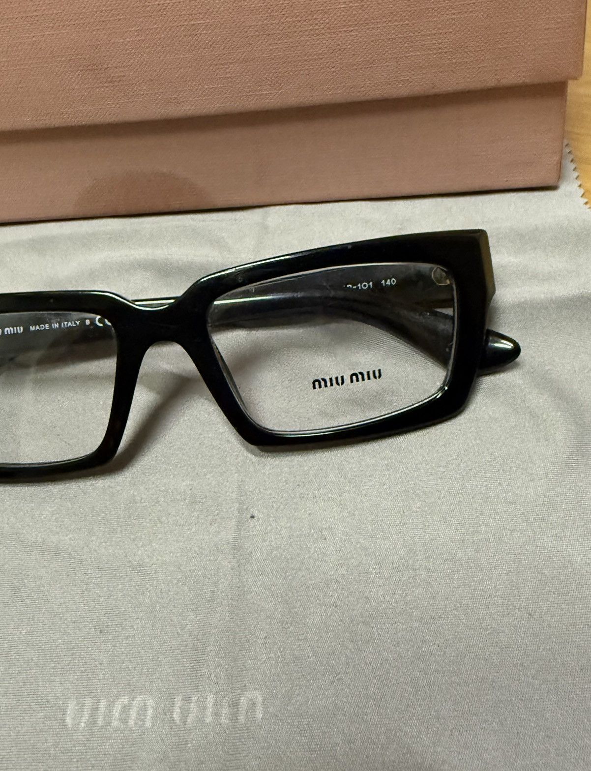 Miu Miu Miu miu glasses office glamour ysl prada chrome hearts gucci Size ONE SIZE - 4 Thumbnail
