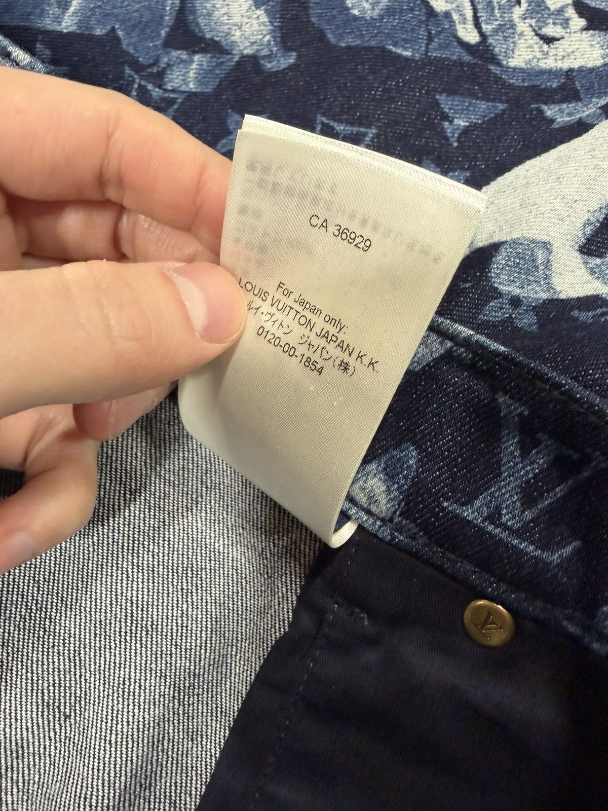 Louis Vuitton Louis Vuitton Monogram Printed Jeans NEW 2300$ Size US 33 - 9 Thumbnail