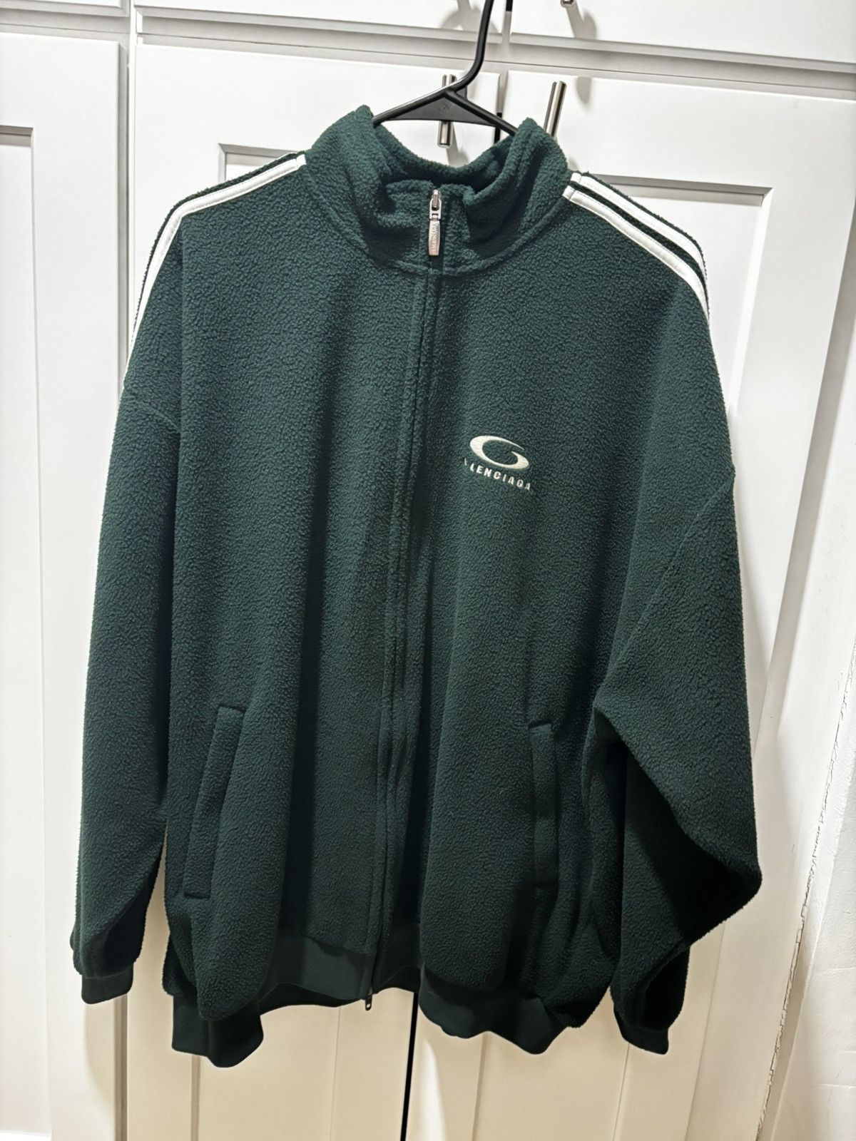 Balenciaga Loop Fleece Zip up Size US L / EU 52-54 / 3 - 1 Thumbnail