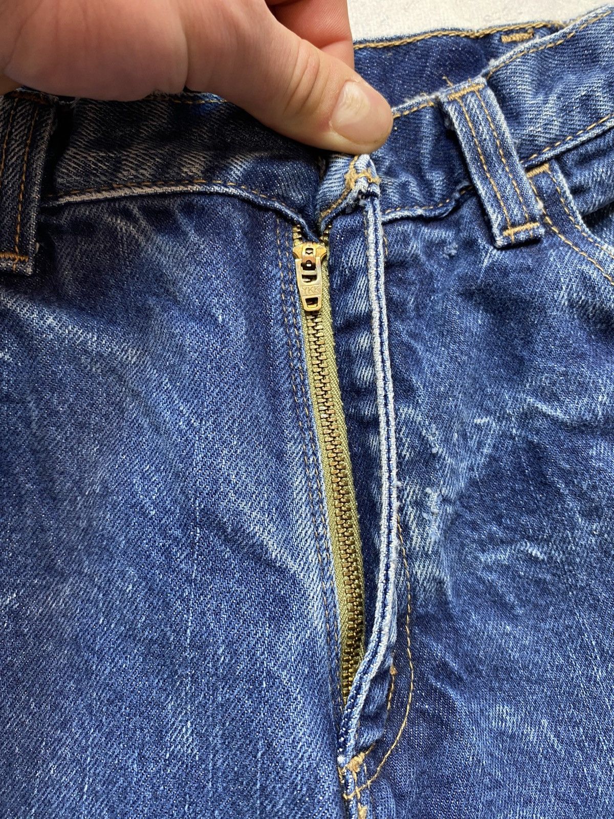 Carhartt Carhartt Jeans Men's 32x30 Blue Denim FR Flame Resistant ARC Size US 32 / EU 48 - 14 Thumbnail