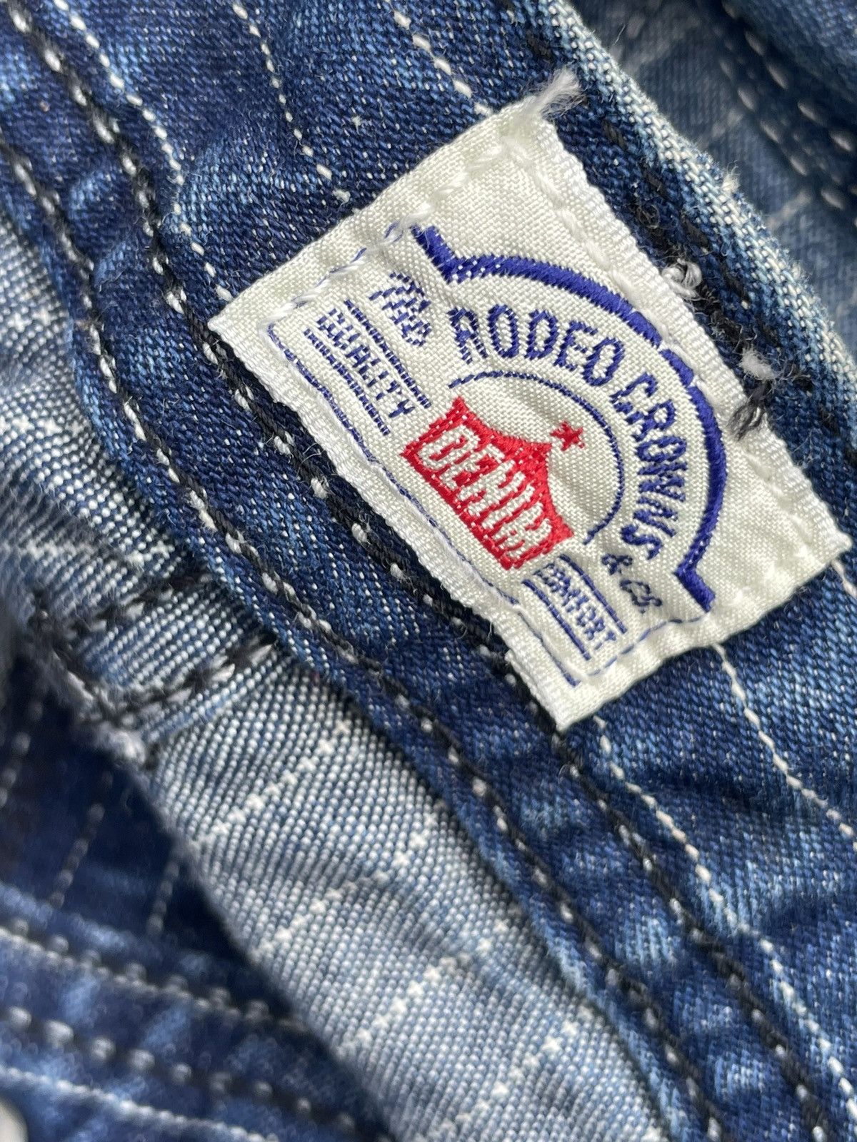 Japanese Brand Japanese Rodeo Crowns Wabash Denim Size US 29 - 14 Thumbnail