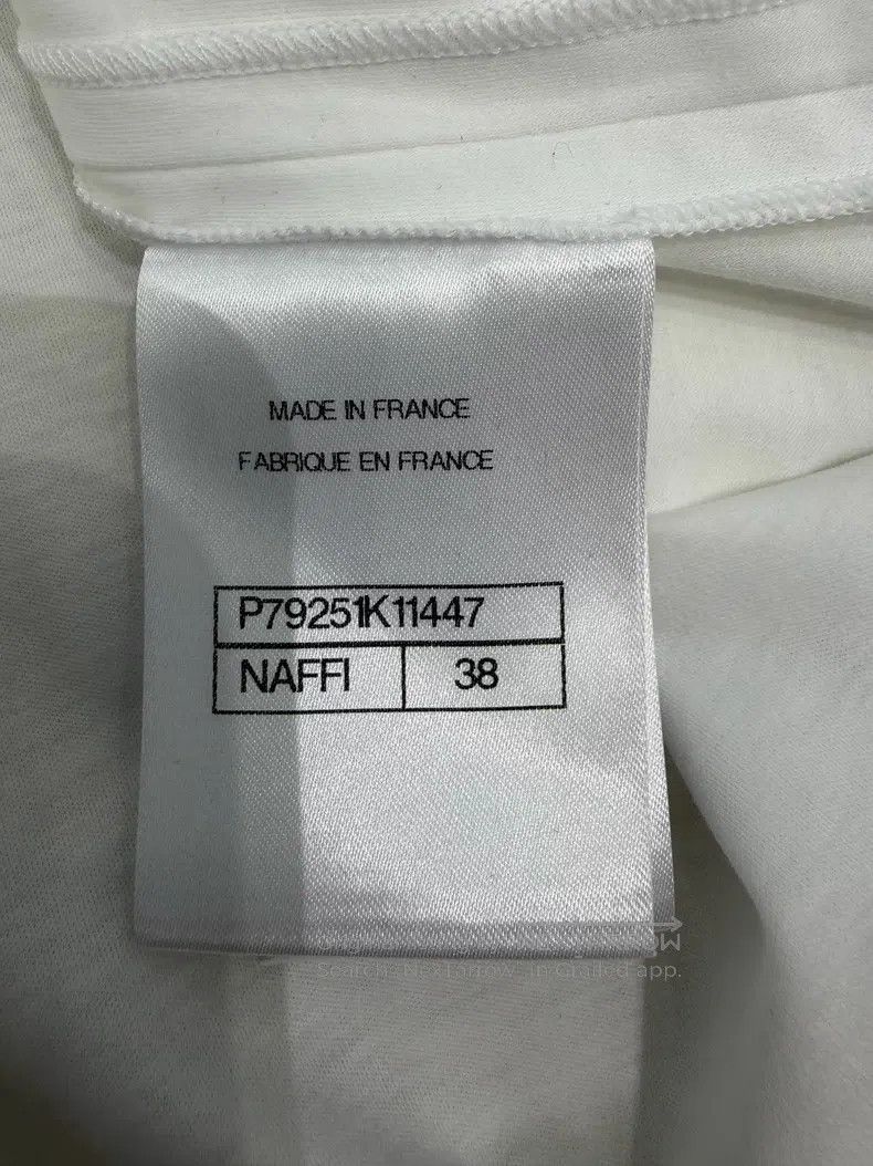 Chanel Chanel Doll collar white pleated T-shirt Size XS / US 0-2 / IT 36-38 - 6 Thumbnail