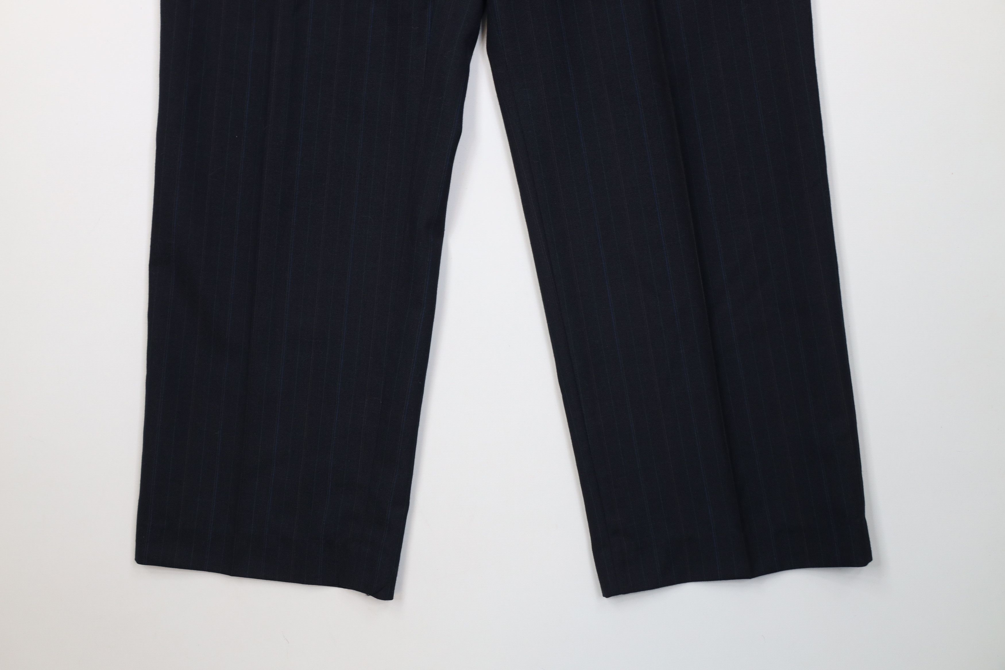 Vintage Vintage 70s Streetwear Knit Striped Wide Leg Chino Pants USA Size US 32 / EU 48 - 4 Thumbnail