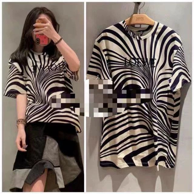 Loewe LOEWE zebra-stripe tee Size M / US 6-8 / IT 42-44 - 8 Thumbnail