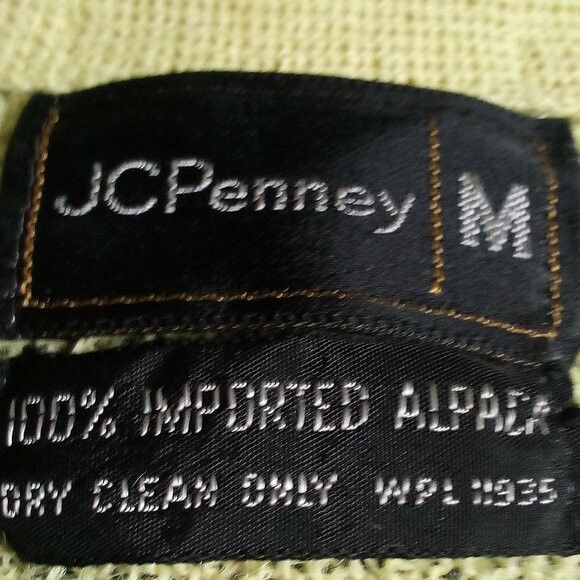 JCPenney Vintage JC Penney Alpaca Wool Cardigan Sweater Mustard Size US M / EU 48-50 / 2 - 3 Thumbnail