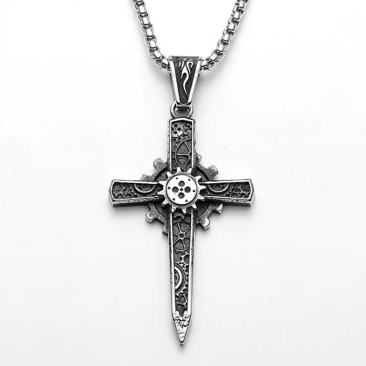 Jewelry Gear Cross Necklaces Size ONE SIZE - 1 Thumbnail