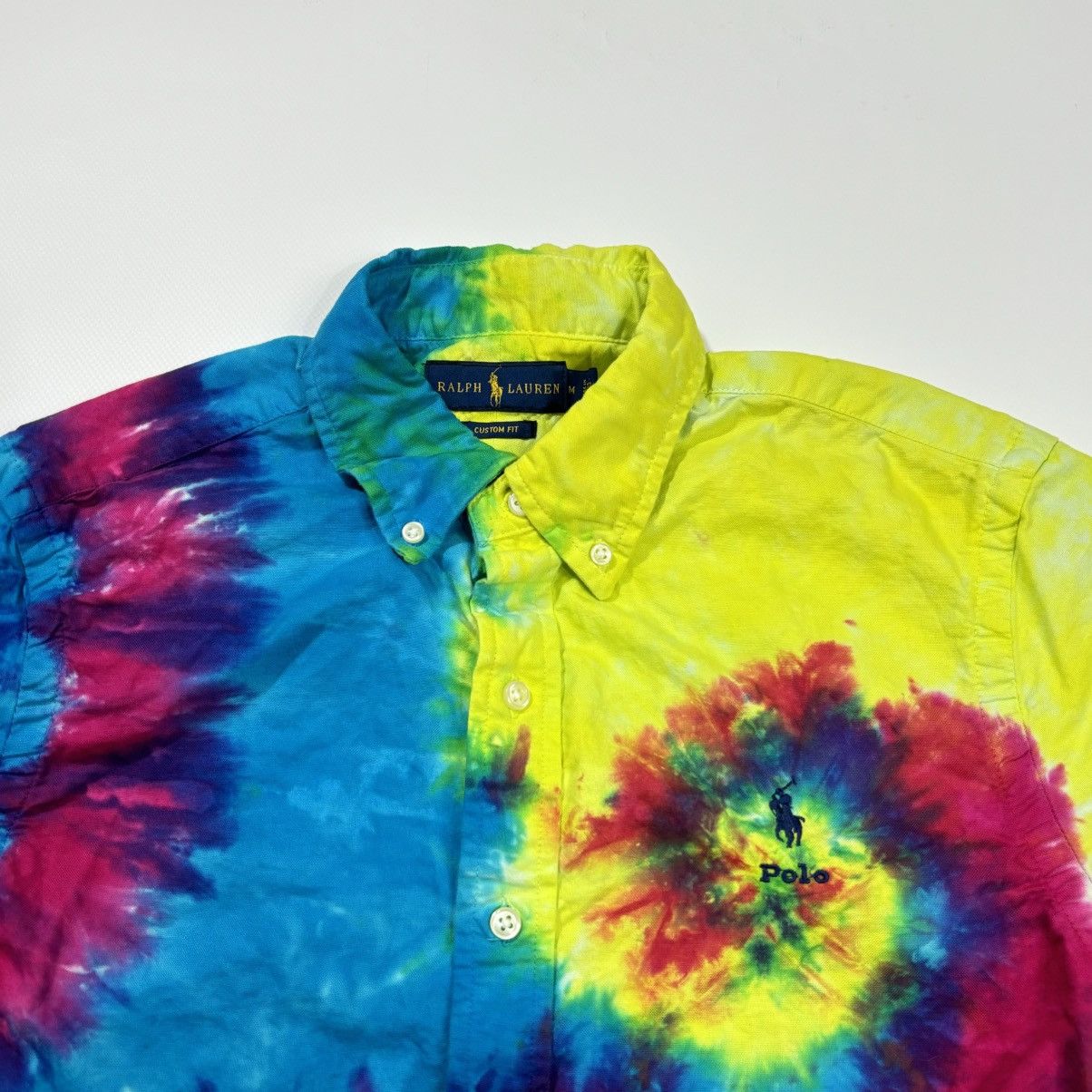 Polo Ralph Lauren Polo Ralph Lauren shirt custom fit medium multicolor rare Size US M / EU 48-50 / 2 - 3 Thumbnail