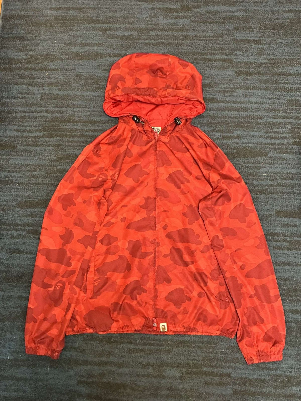 Bape Red Bape Camo Windbreaker Size US L / EU 52-54 / 3 - 1 Thumbnail