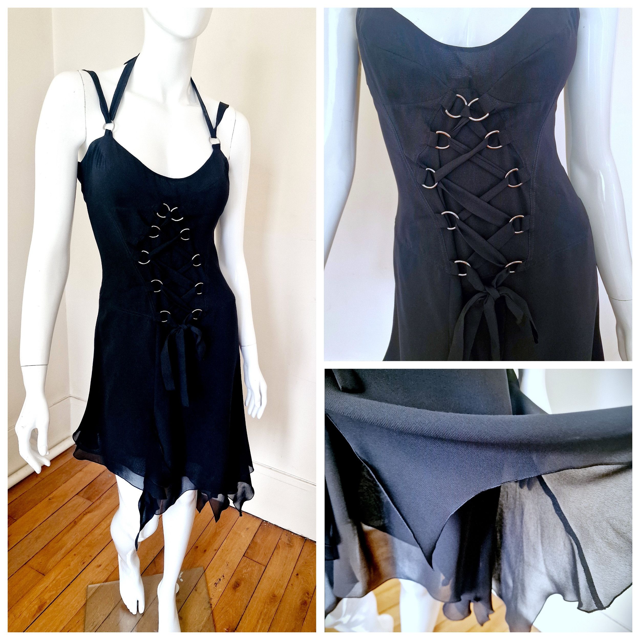 Versace Versace Bondage Bustier Corset Lace Up S&M Dress Size M / US 6-8 / IT 42-44 - 1 Thumbnail