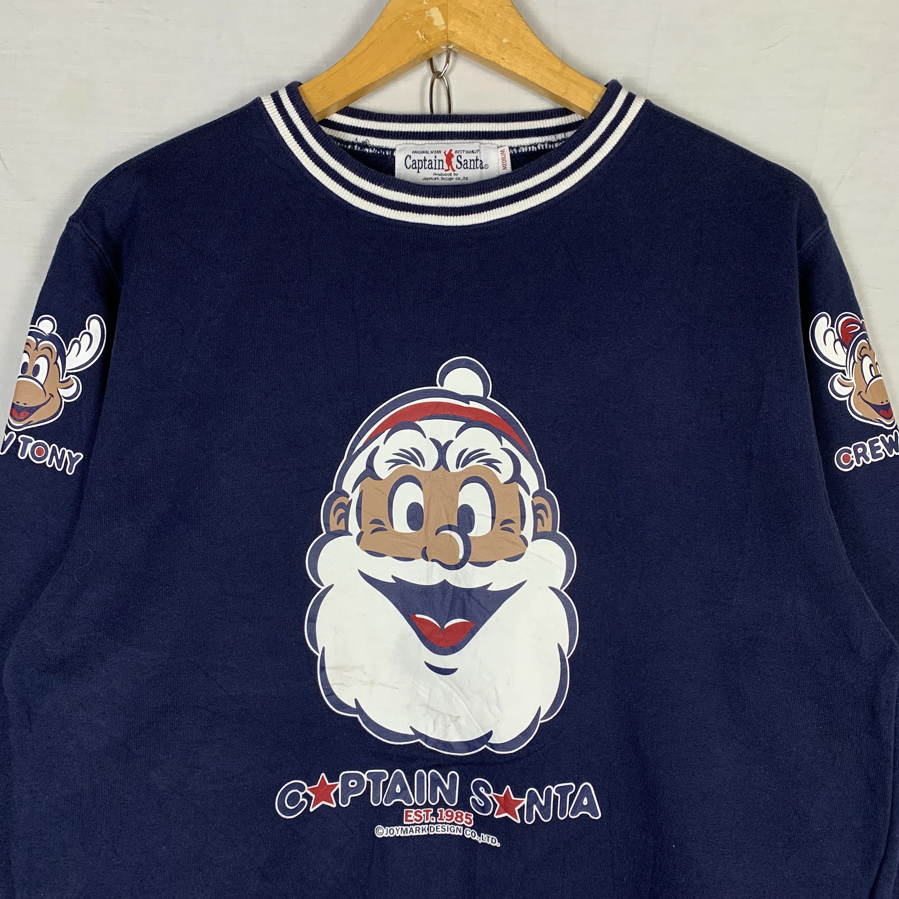 Cartoon Network Vintage Captain Santa Sweatshirt Crewneck Size US S / EU 44-46 / 1 - 2 Thumbnail