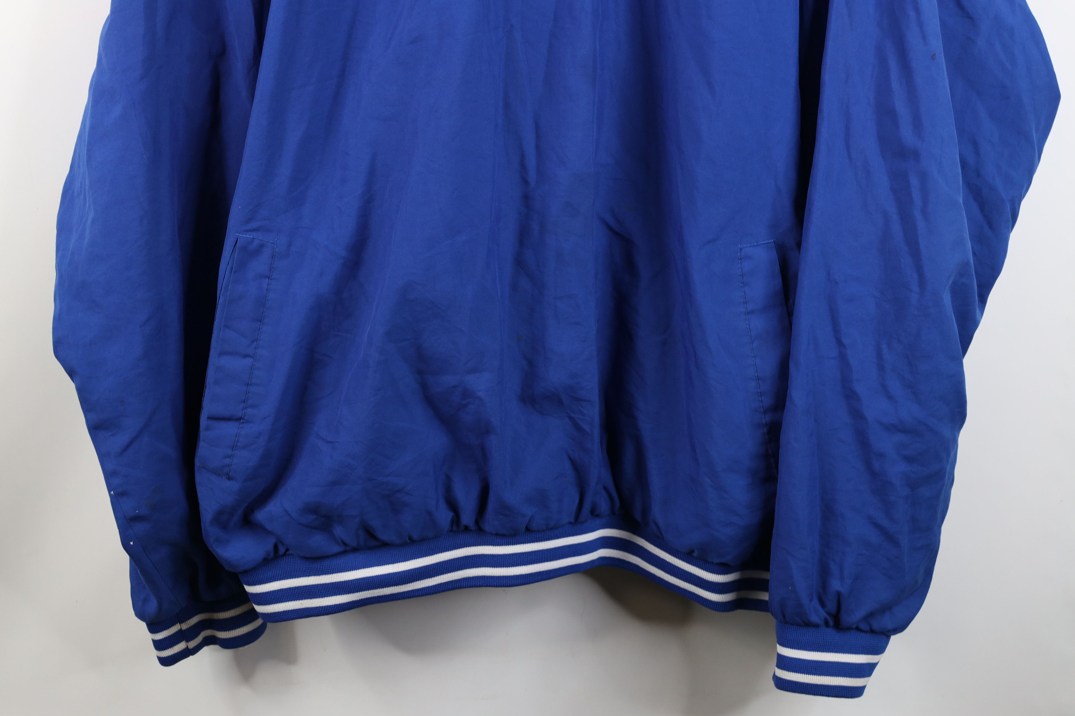 Reebok Vintage 90s Reebok Lined Pullover Windbreaker Jacket Blue Size US XL / EU 56 / 4 - 3 Thumbnail