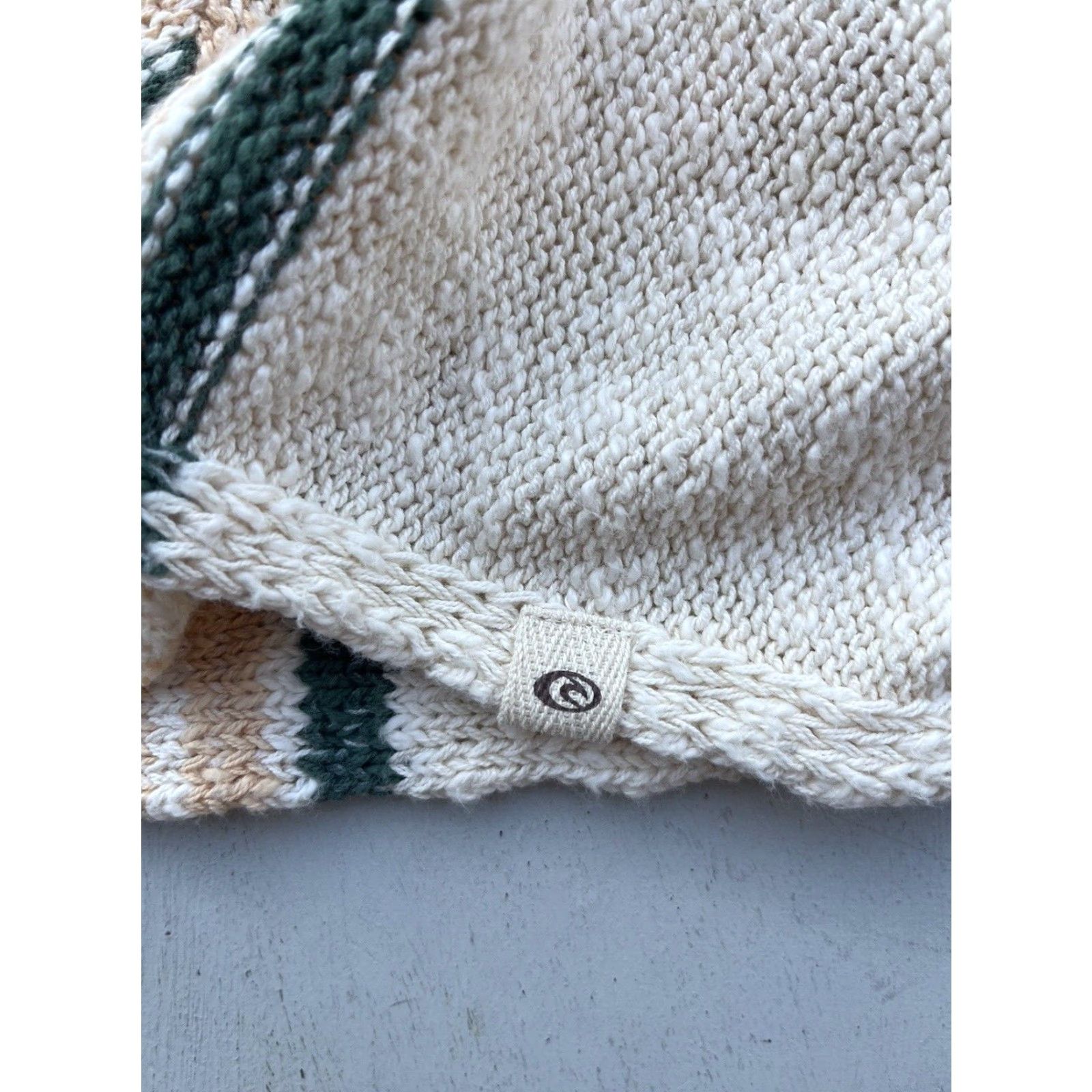 Rip Curl RIP CURL Women's Hoodie Multicolor Striped S Beach Cotton Hippie Boho Camp Hoodie Sweater Long Sleeve Open Oversized Casual Sea/Beach Vest? Size S / US 4 / IT 40 - 6 Thumbnail