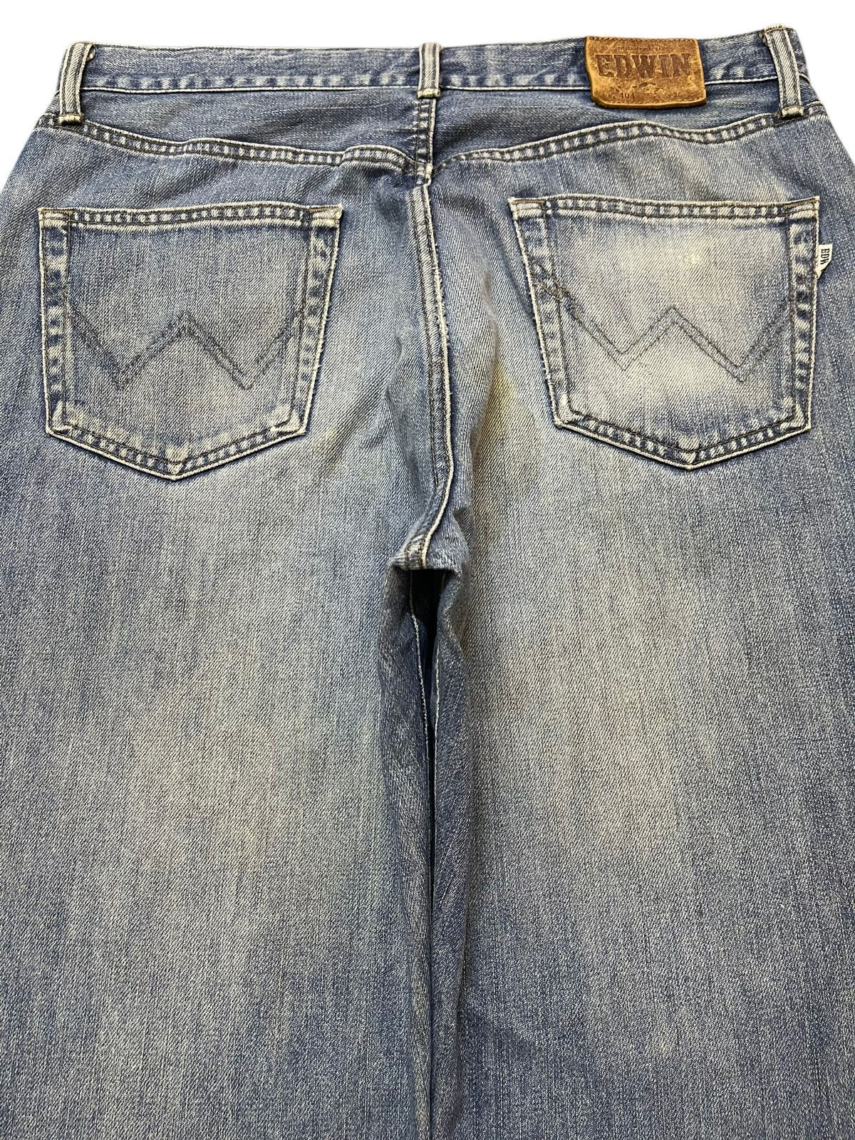 Edwin Vintage 90s Edwin 404 Mud Wash Distressed Style Baggy Jeans Size US 36 / EU 52 - 5 Thumbnail