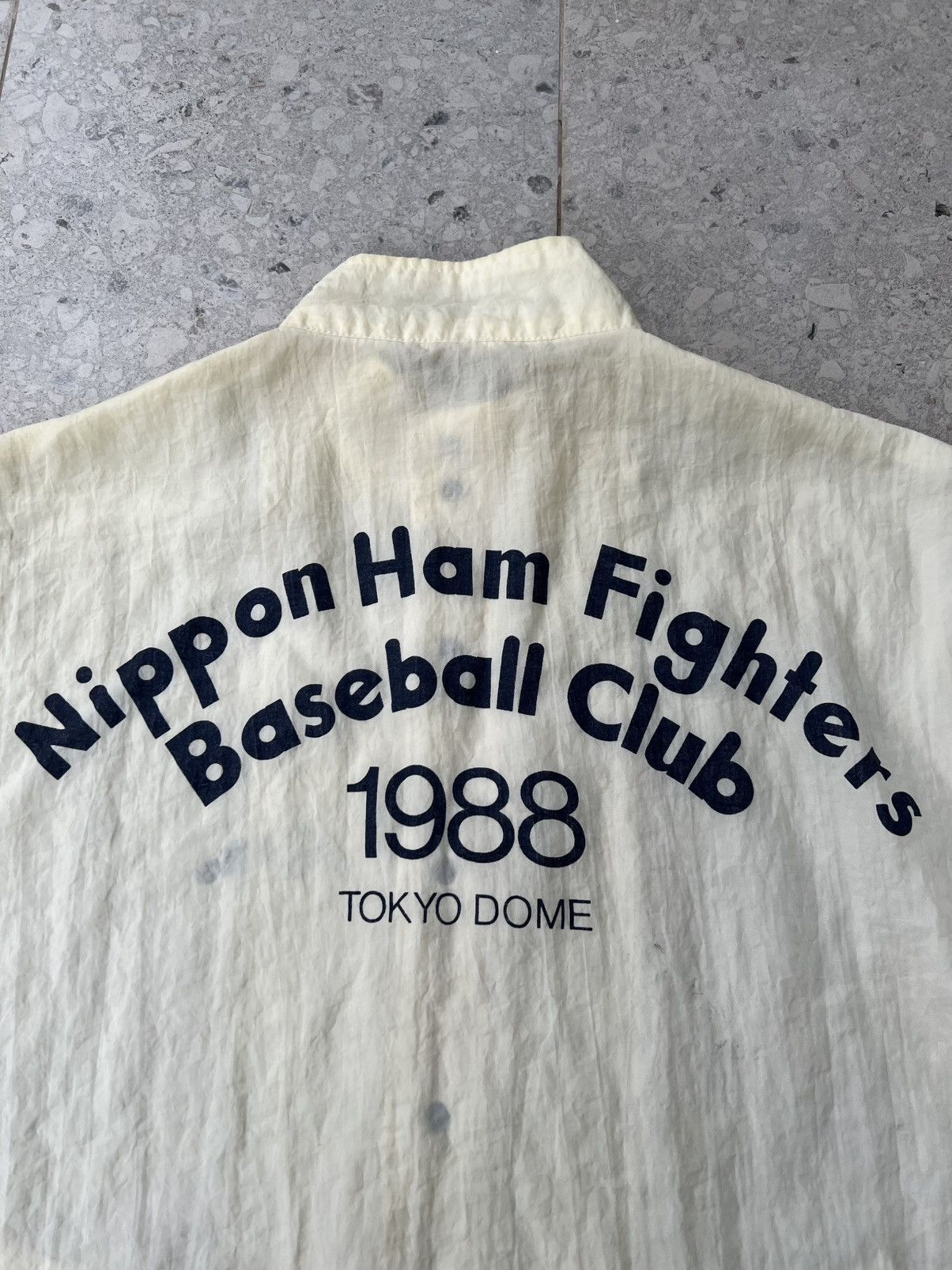 Japanese Brand 80s Nippon Ham Fighters Baseball Club Size US M / EU 48-50 / 2 - 8 Thumbnail