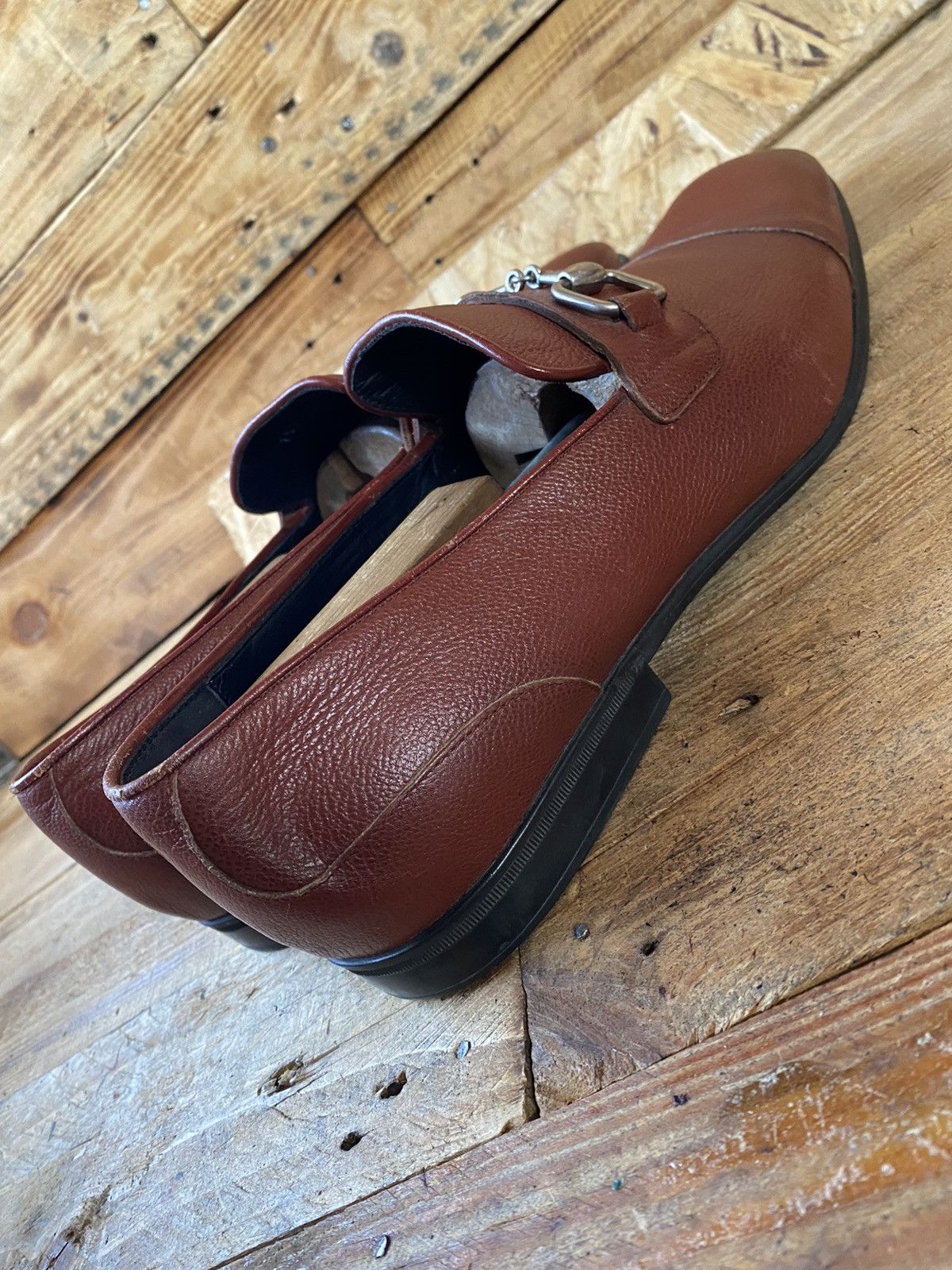 Gucci Gucci horsebit oxford cap-toe leather shoes sz uk 9 Size US 10 / EU 43 - 6 Thumbnail