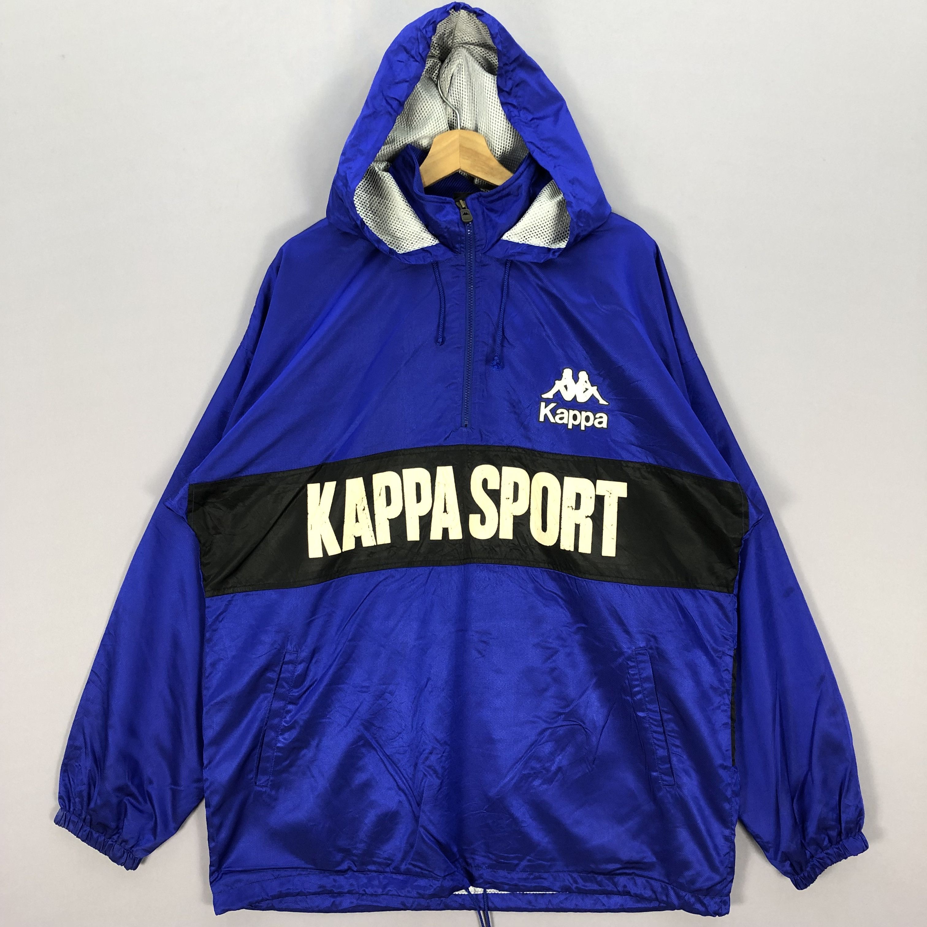 Kappa × Vintage Vintage Kappa Pullover Windbreaker Hooded Jacket Size US L / EU 52-54 / 3 - 4 Thumbnail