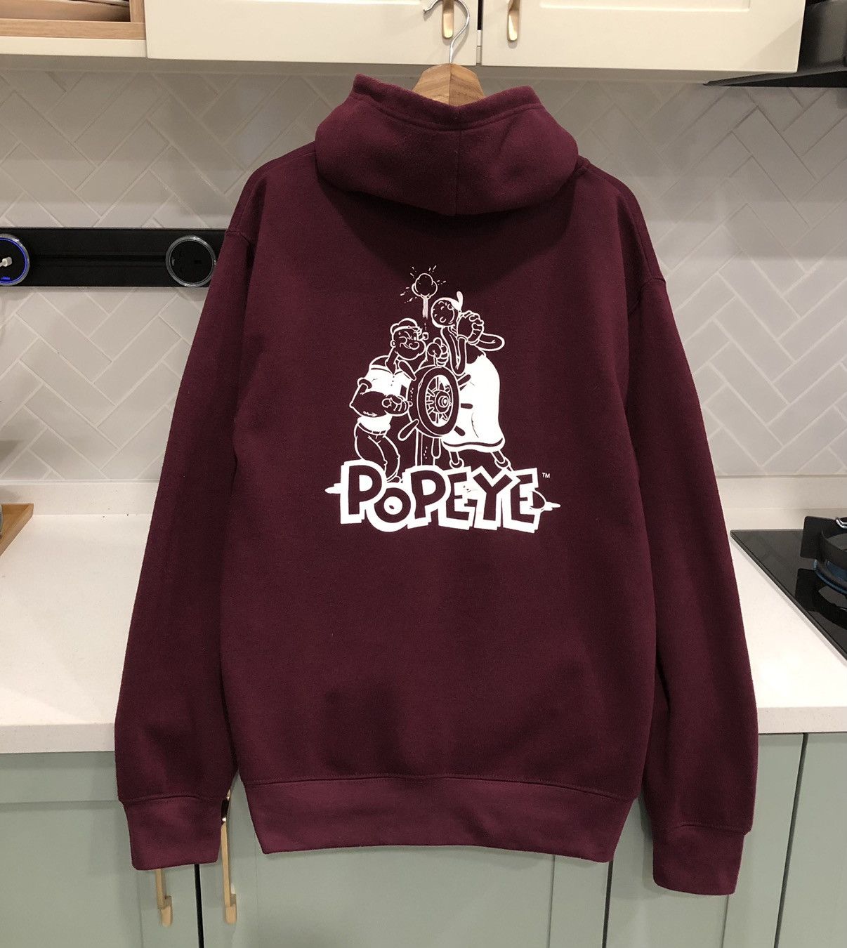 Cartoon Network Popeye Zip-up Hoodie Sweatshirt Size US L / EU 52-54 / 3 - 12 Thumbnail