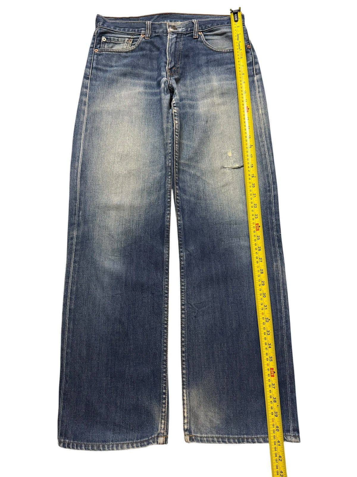 Levi's Vintage 90s Levis 508 Faded Wash Distress Wide Leg Baggy Size US 31 - 9 Thumbnail