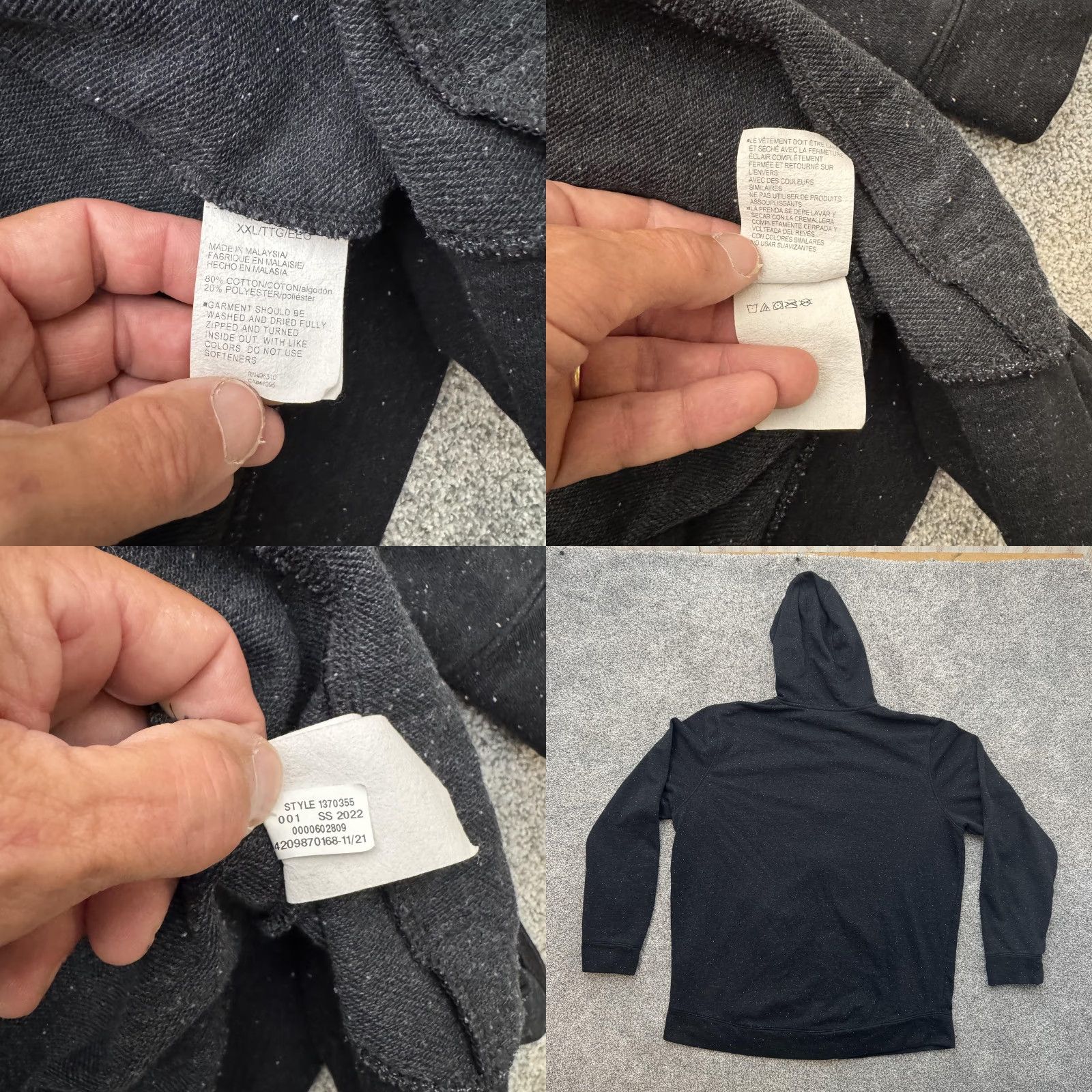 Under Armour Under Armour Hoodie Mens 2XL Athletic Sweatshirt Full Zip Athl Dept 2022 Size US XXL / EU 58 / 5 - 8 Thumbnail