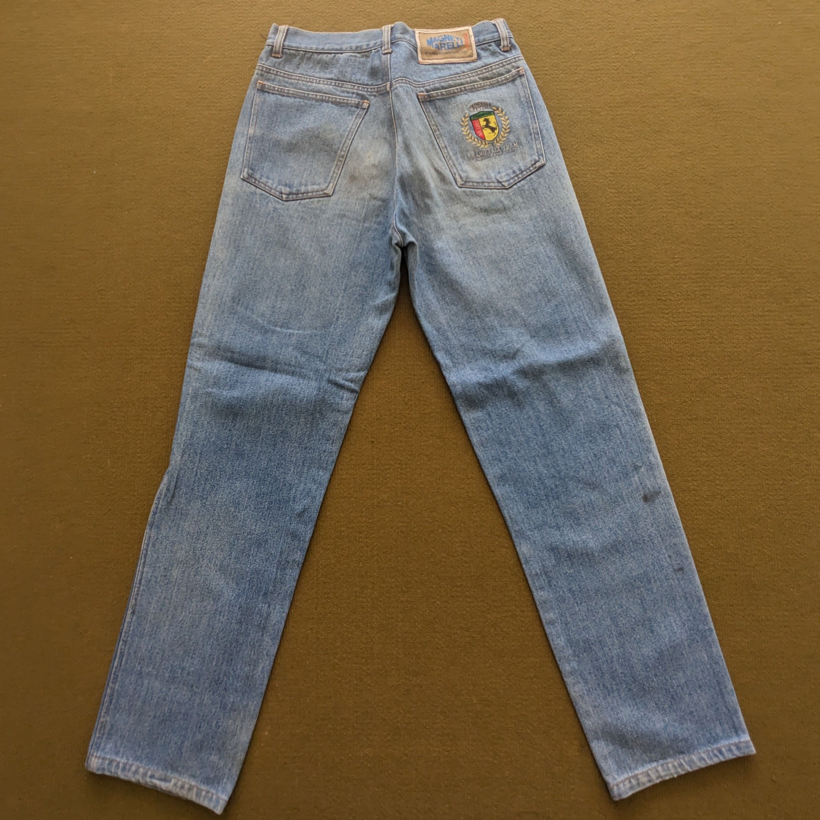 Ferrari Vintage MAGNETI MARELLI FERRARI Luxury Brand Jeans Size US 29 - 1 Thumbnail