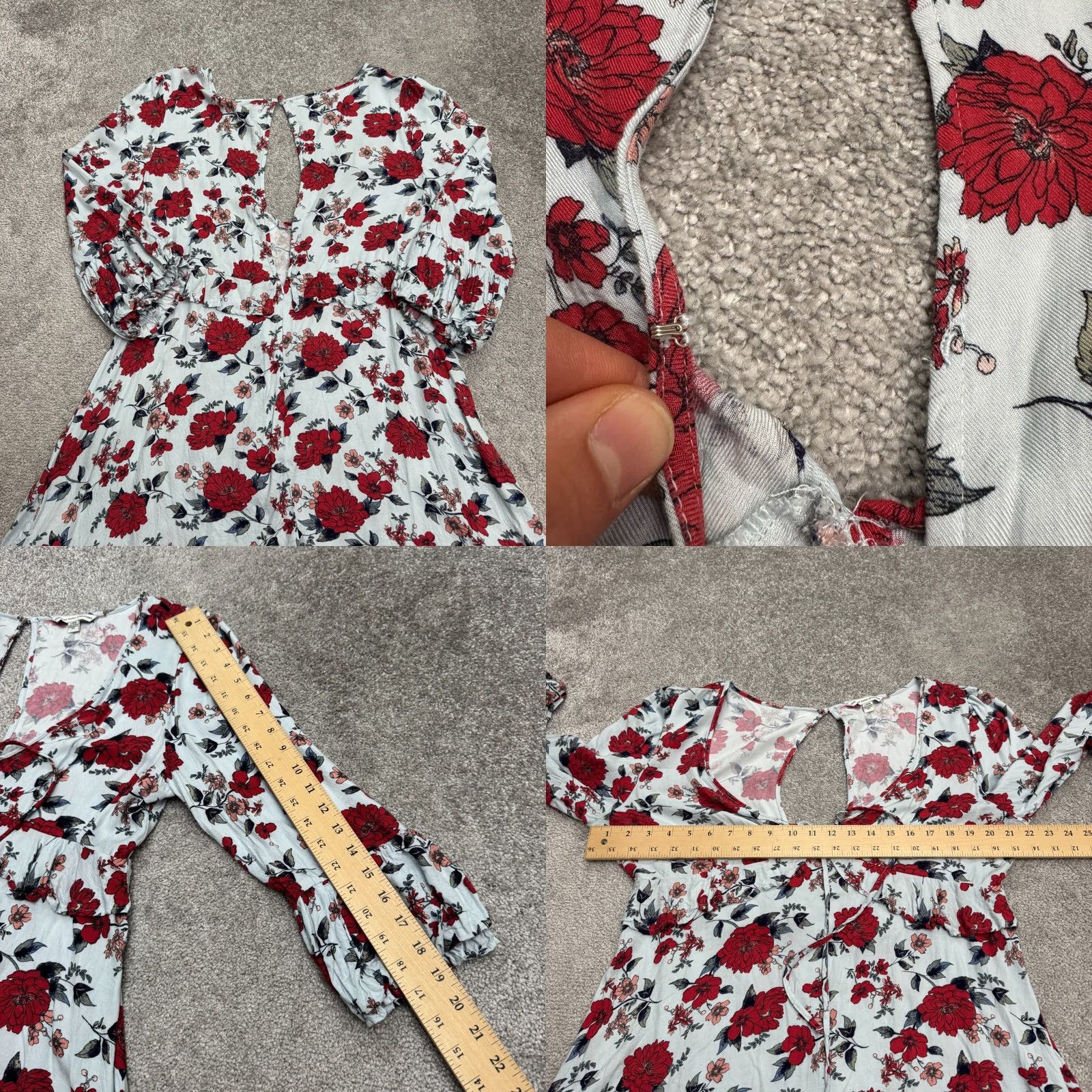 American Eagle Outfitters American Eagle Outfitters Dress Shirt Womens Large Multicolor Floral Short Sundress Bohemian 90s? Size L / US 10 / IT 46 - 9 Thumbnail