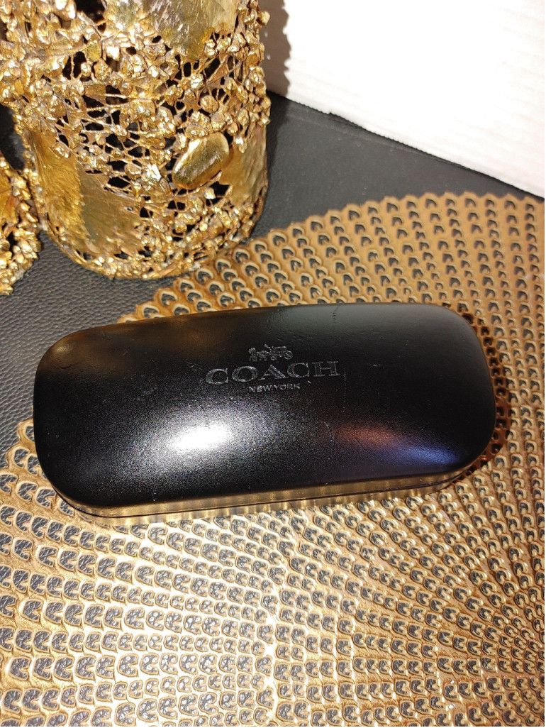 Coach Coach Leather Hardshell Glasses Case Size ONE SIZE - 1 Thumbnail