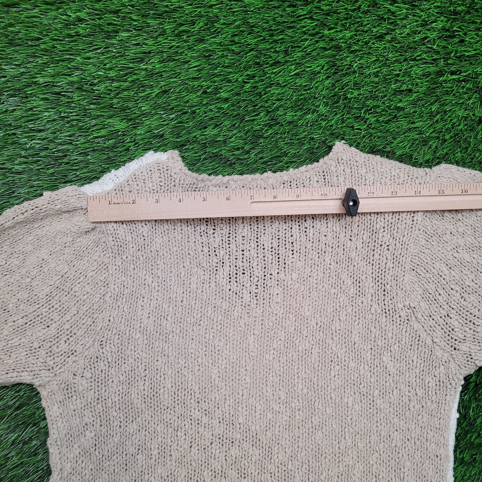 Vintage VTG 80s Cristina Embellished Grandma Sweater S Puff Sleeve Size S / US 4 / IT 40 - 7 Thumbnail