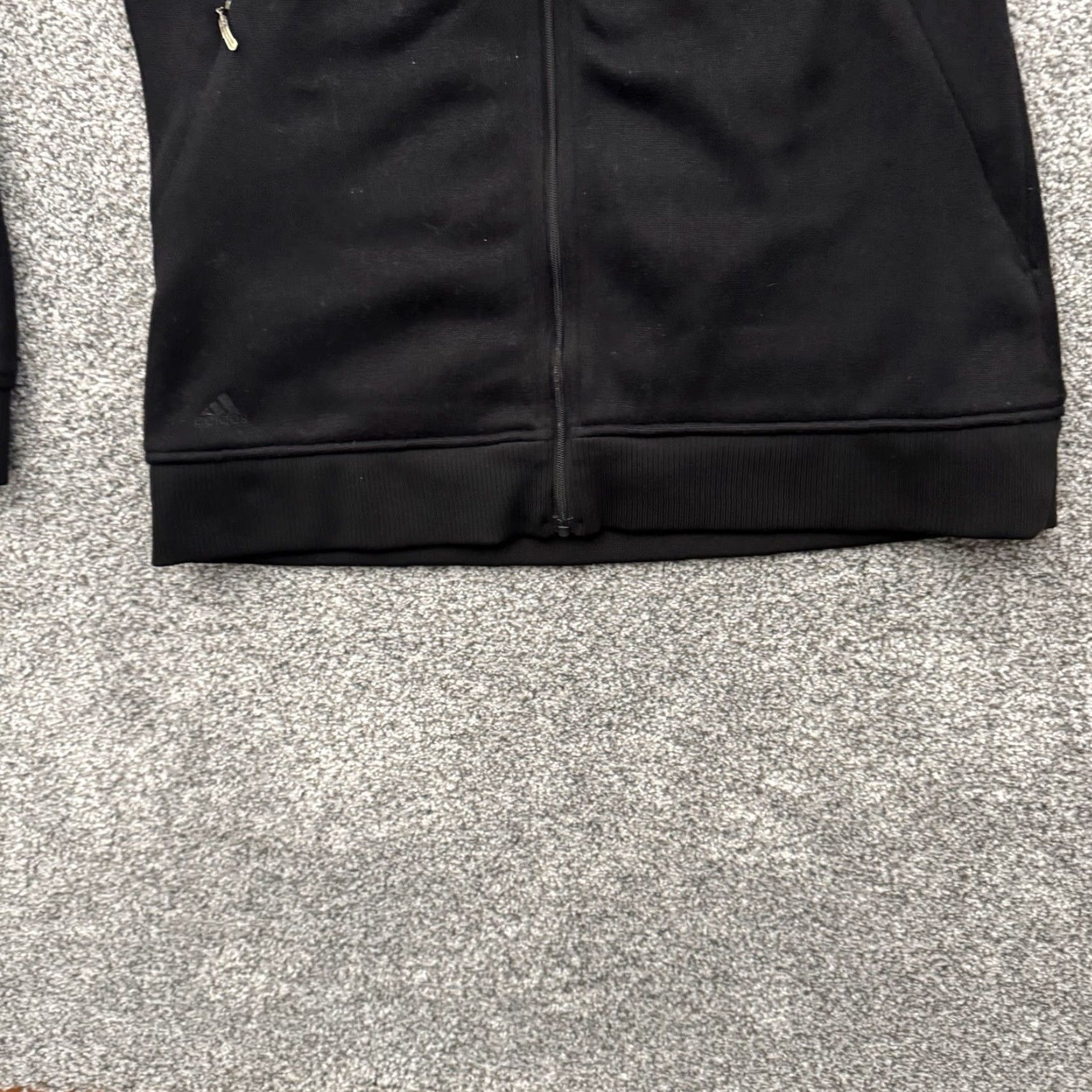 Adidas Adidas Knit Jacket Womens M Full Zip Streetwear Pockets 2011 Athleisure Black Medium Regular Jacket Womens Size M / US 6-8 / IT 42-44 - 2 Thumbnail