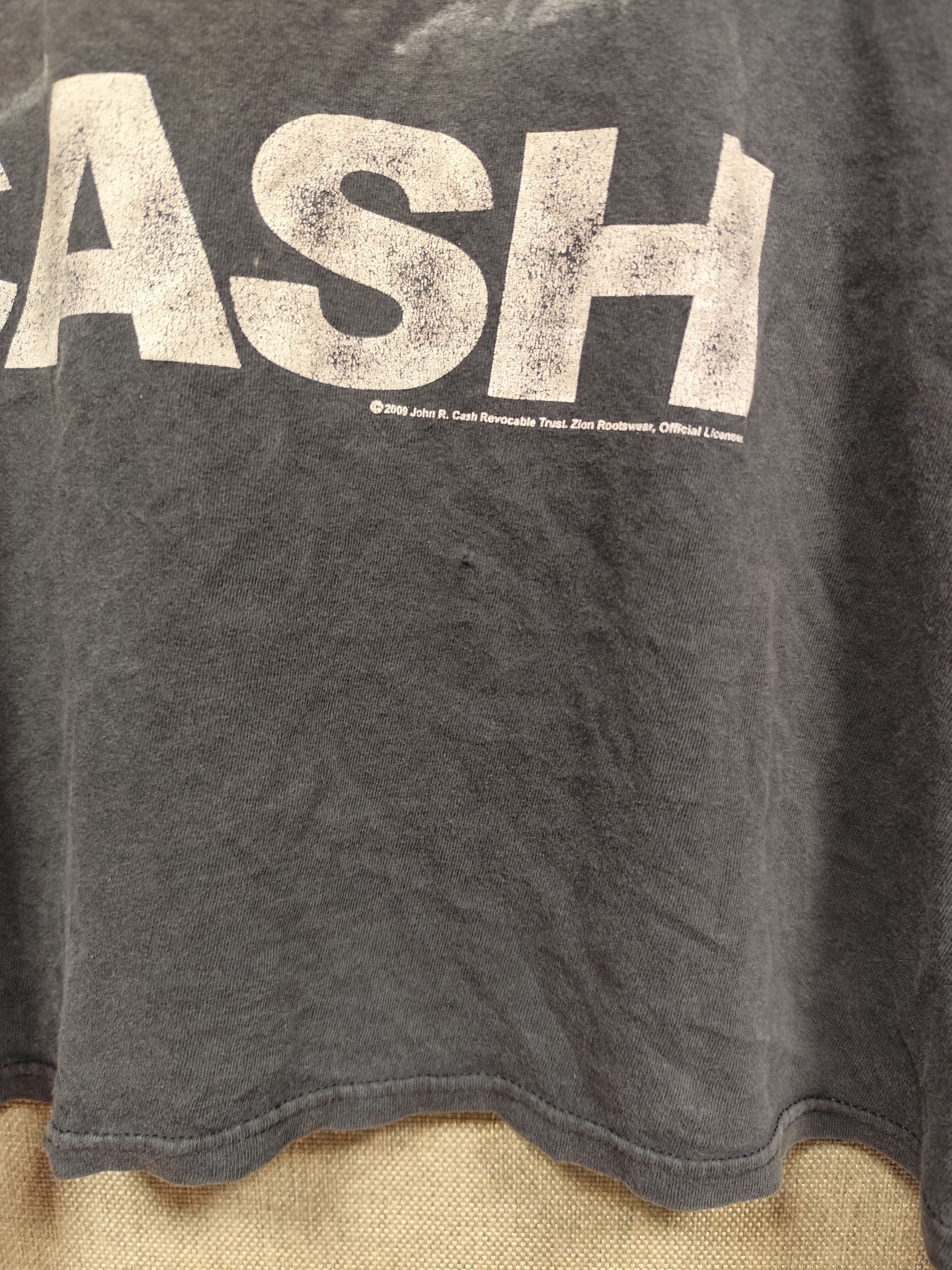 Band Tees vintage t shirt johnny cash very rare Size US XL / EU 56 / 4 - 3 Thumbnail