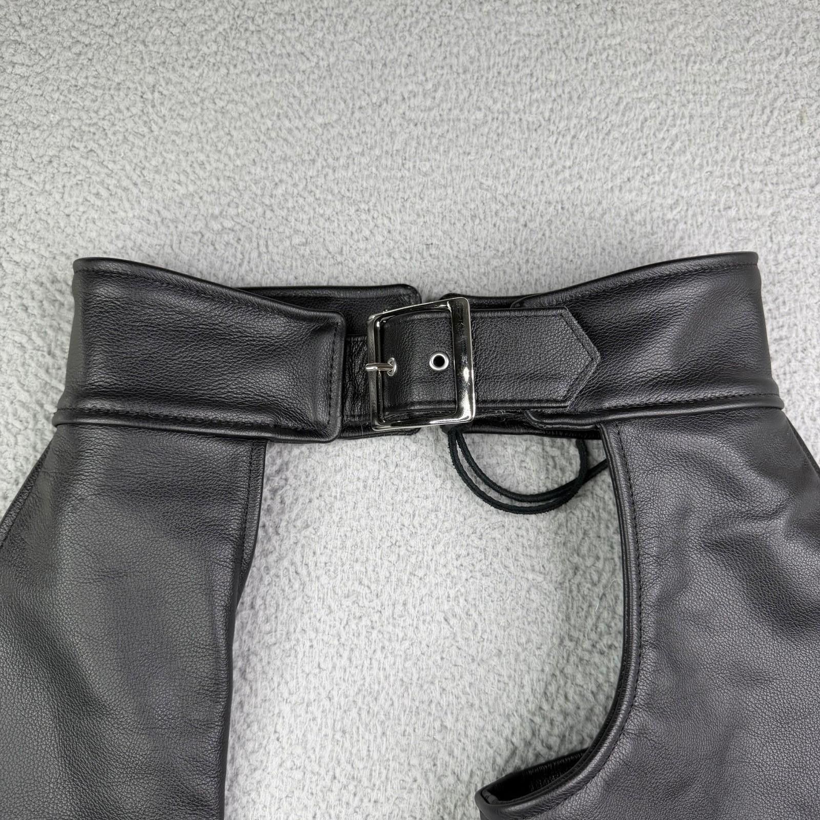Vanson Leathers Vanson Leather Chaps 30 x 30 Western Motorcycle USA Size 23" - 2 Thumbnail