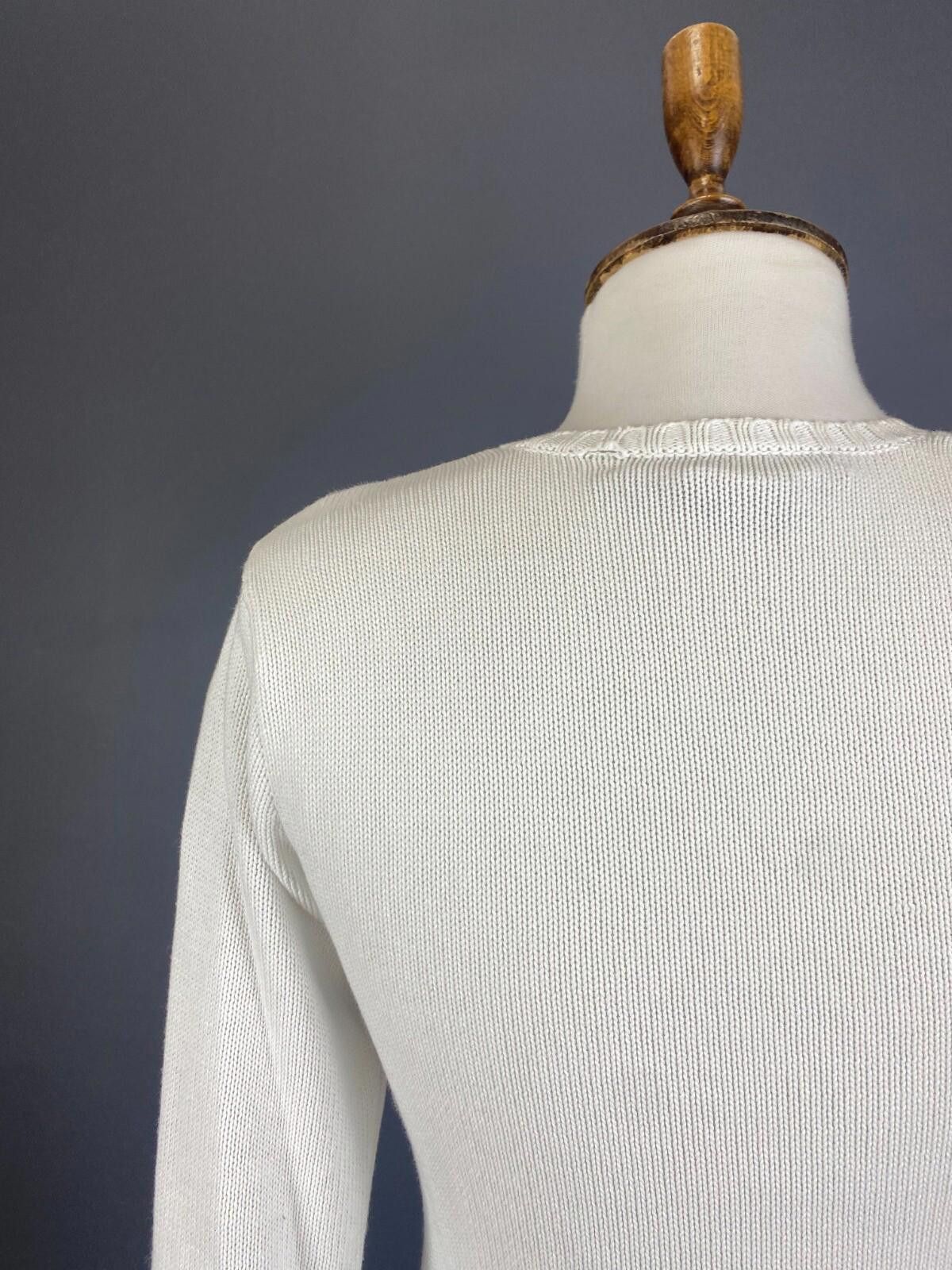 Polo Ralph Lauren Ralph Lauren Sport White Finest New York Knit Sweater Size S Size S / US 4 / IT 40 - 9 Thumbnail