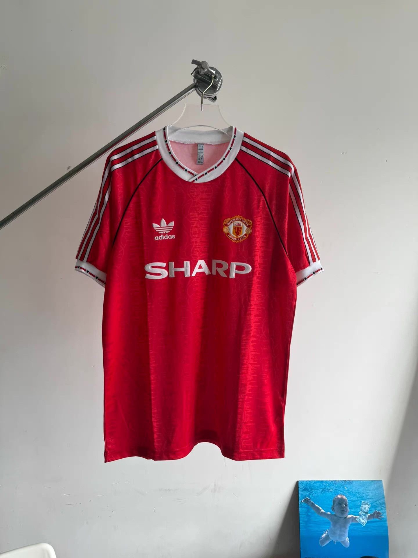 Adidas Adidas Manchester United 90/92 vintage jersey Q17 Size US L / EU 52-54 / 3 - 1 Thumbnail