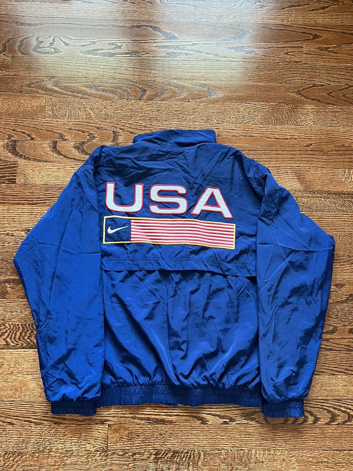 Nike × Vintage Y2K USA Nike Zip Up Jacket Size US M / EU 48-50 / 2 - 1 Thumbnail