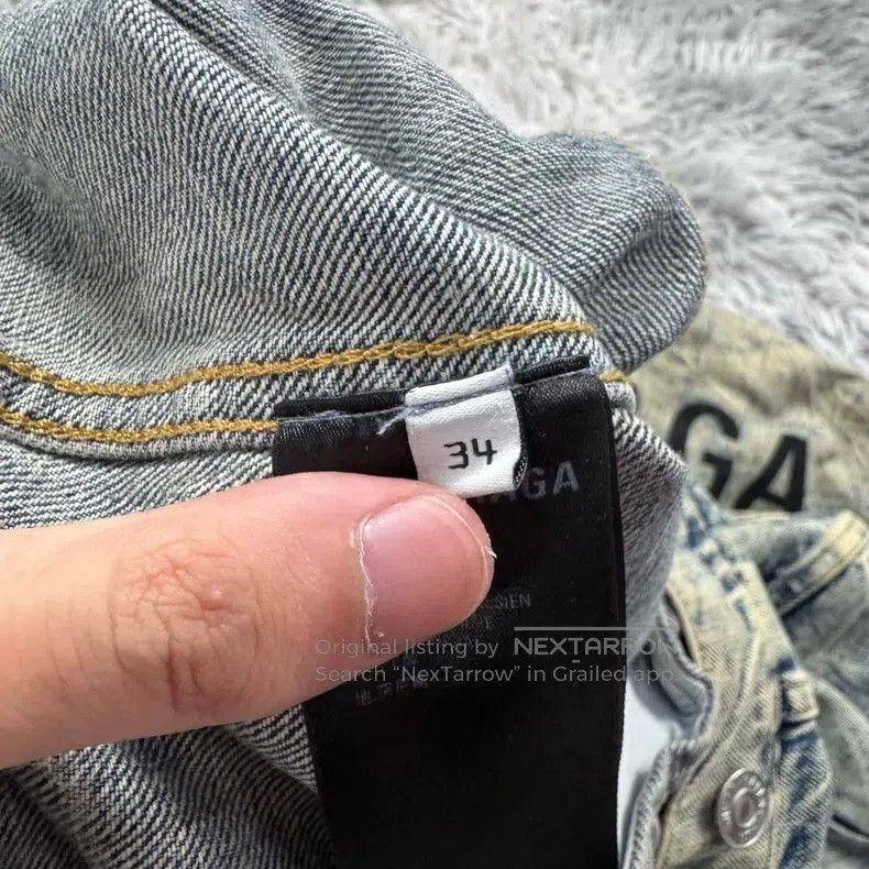 Balenciaga Balenciaga Marble denim jacket Size XXS / US 00 / IT 34 - 7 Thumbnail